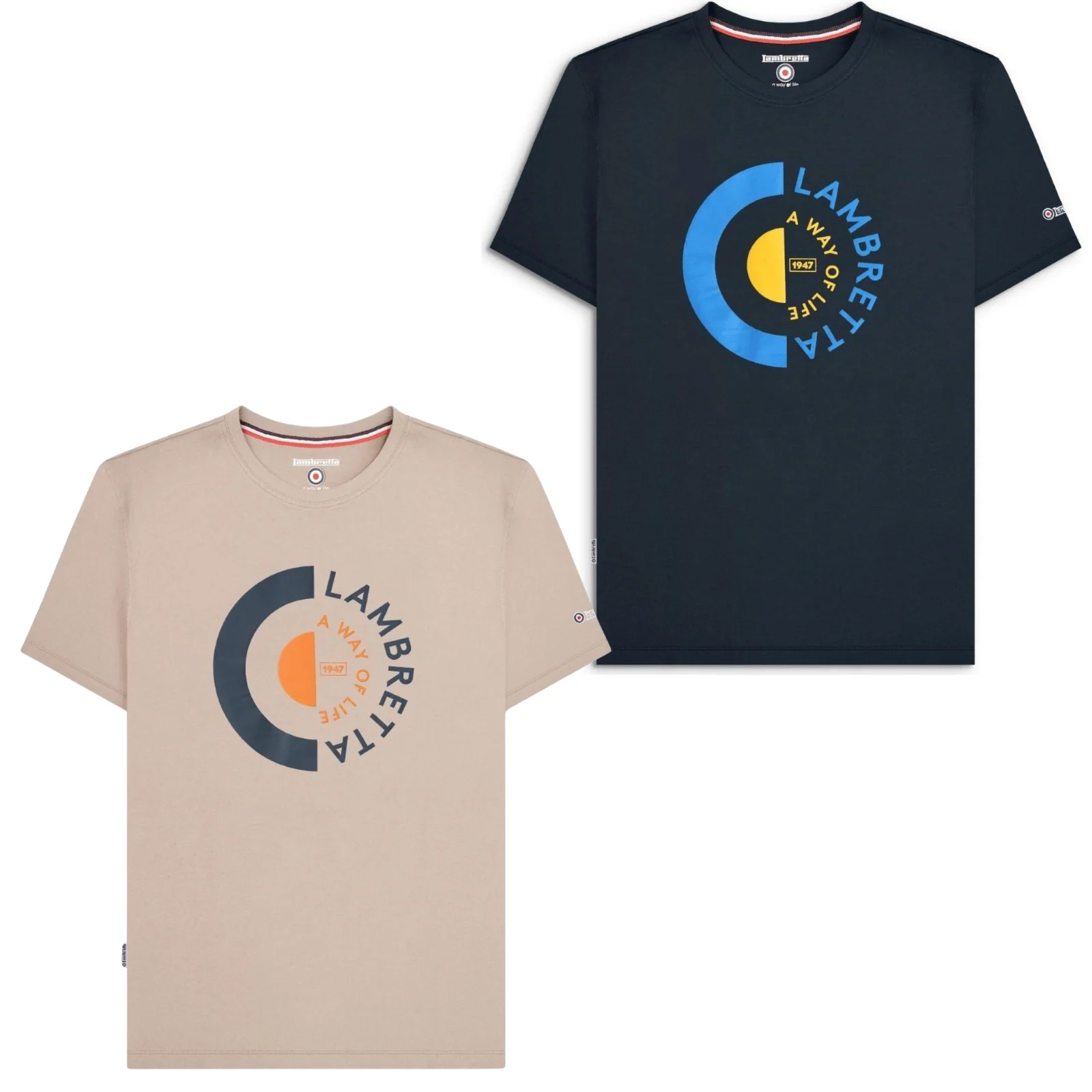 Lambretta Mens Target Short Sleeve T-Shirt