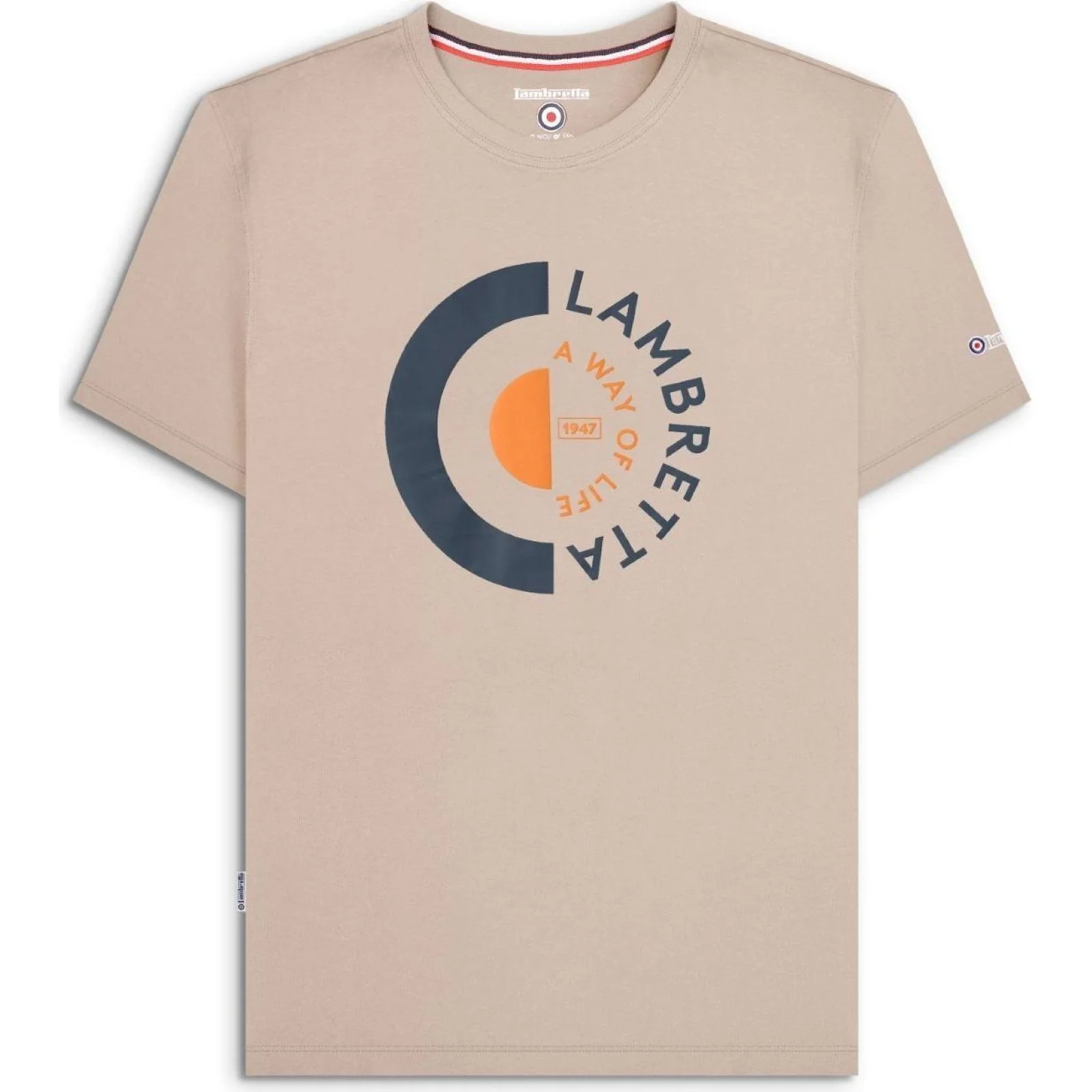 Lambretta Mens Target Short Sleeve T-Shirt - Image 3