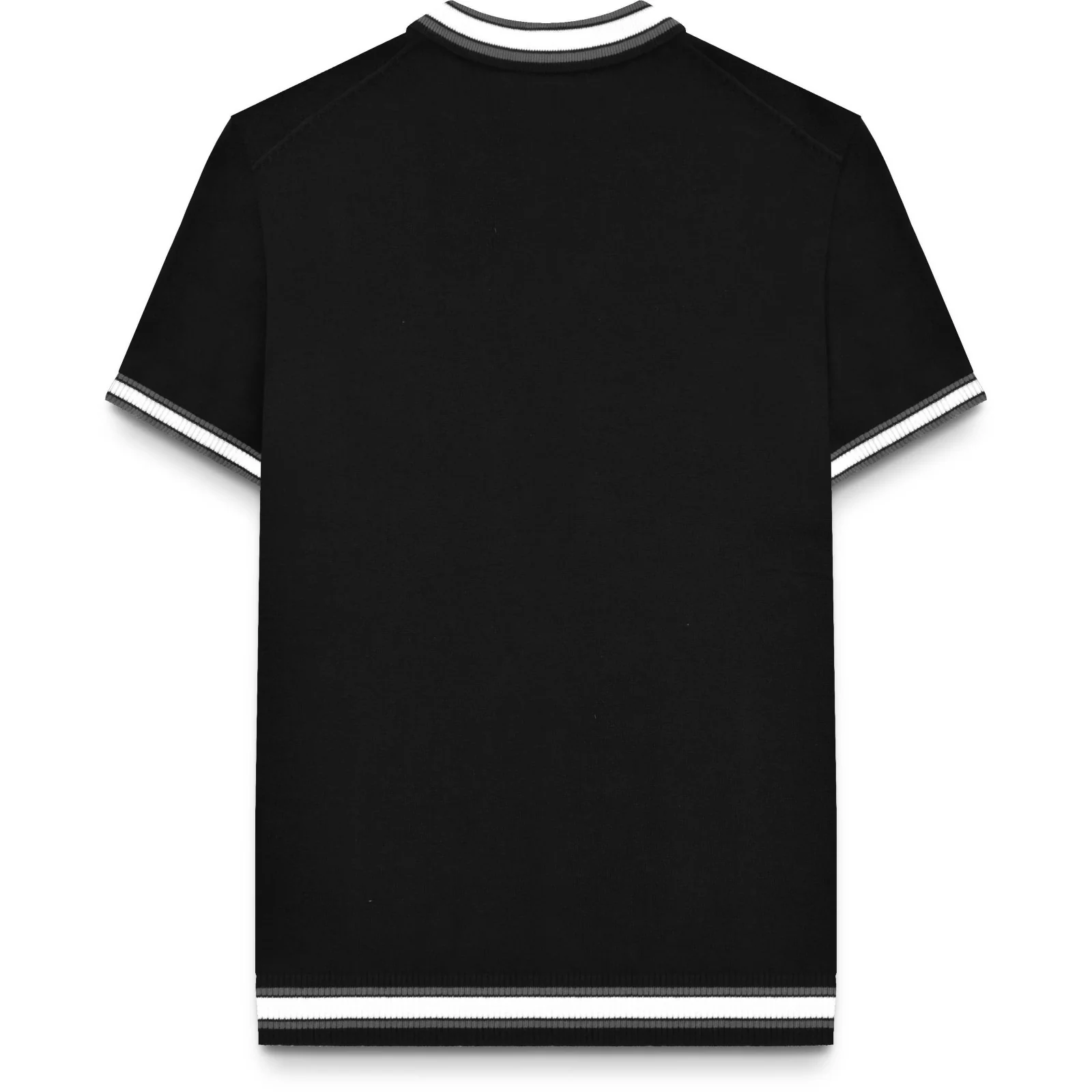 Lambretta Mens Tipped Knit Short Sleeve Polo Shirt - Image 4