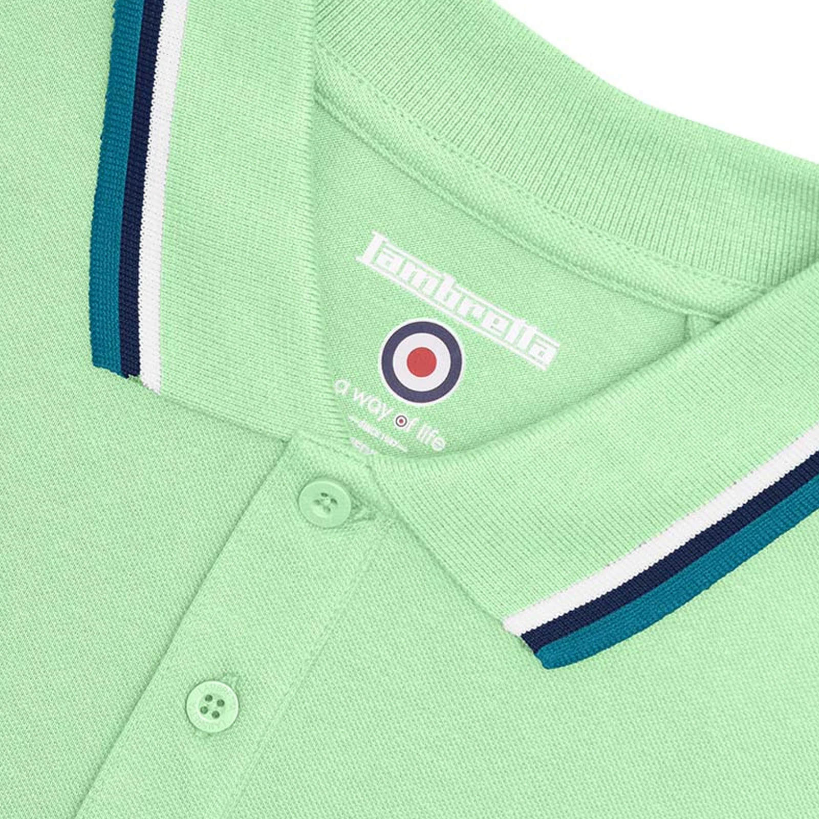 Lambretta Mens Triple Tipped Polo Shirt - Image 57