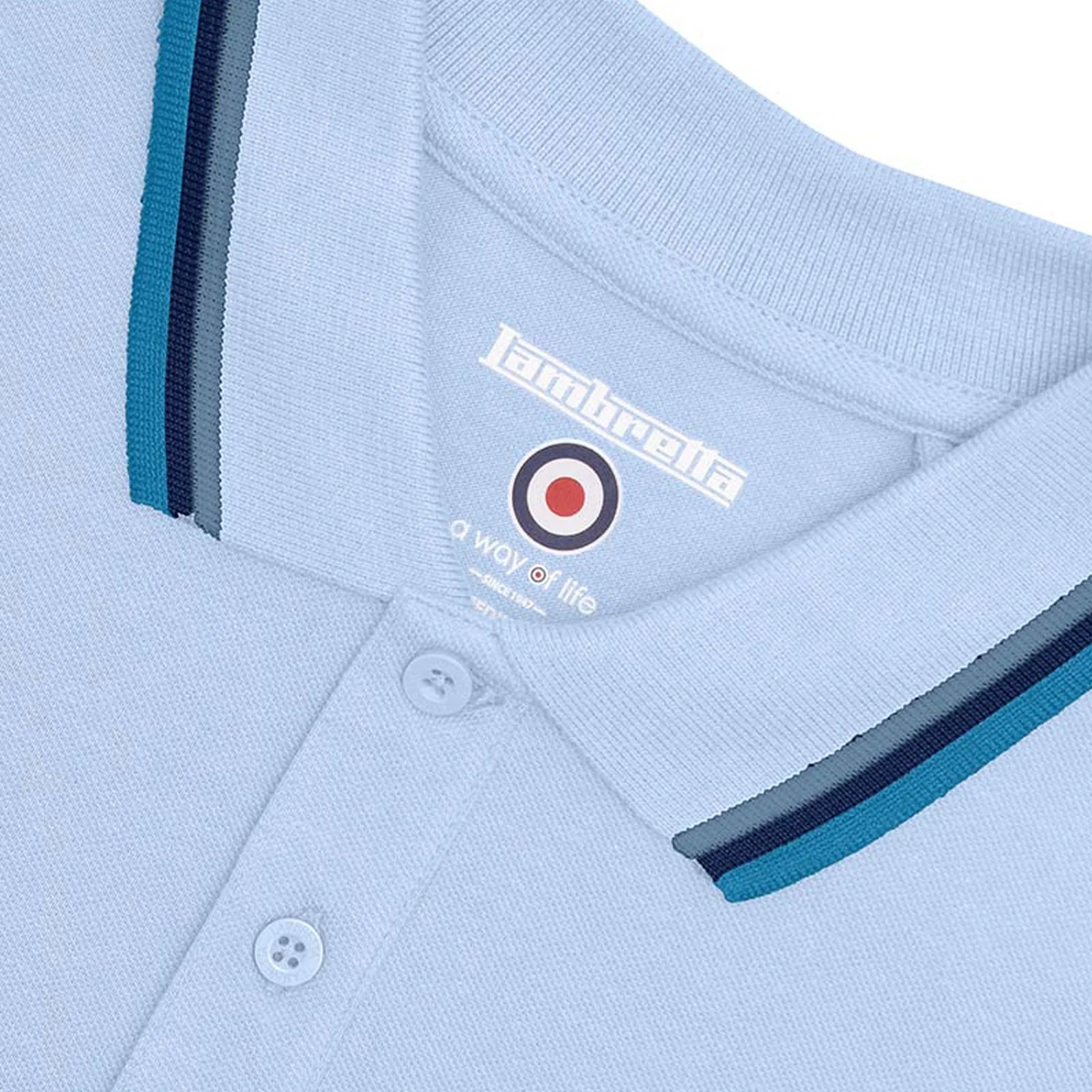 Lambretta Mens Triple Tipped Polo Shirt - Image 58
