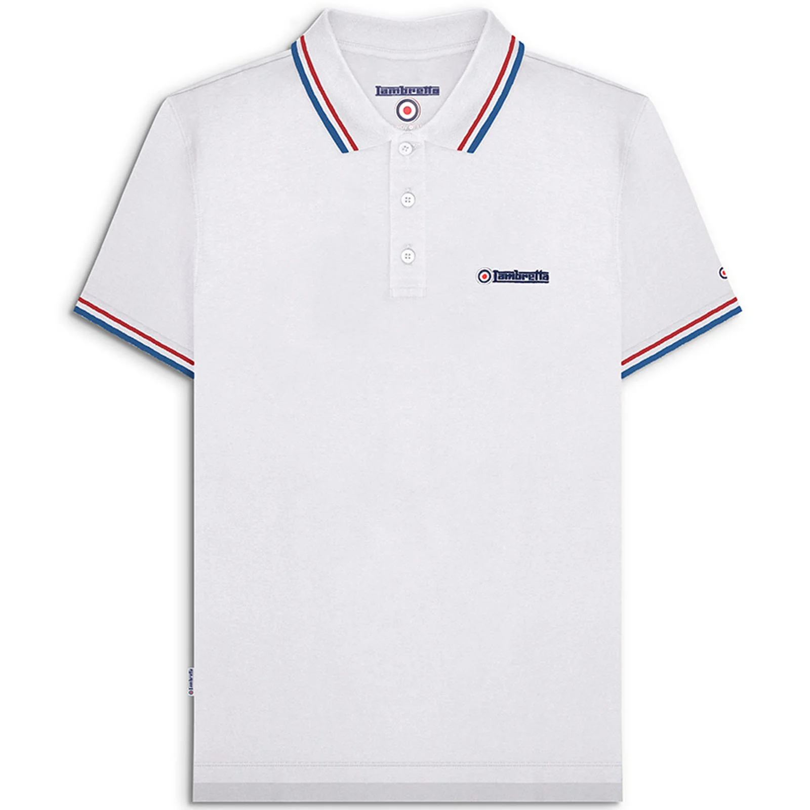 Lambretta Mens Twin Tipped Cotton Polo Shirt - Image 9