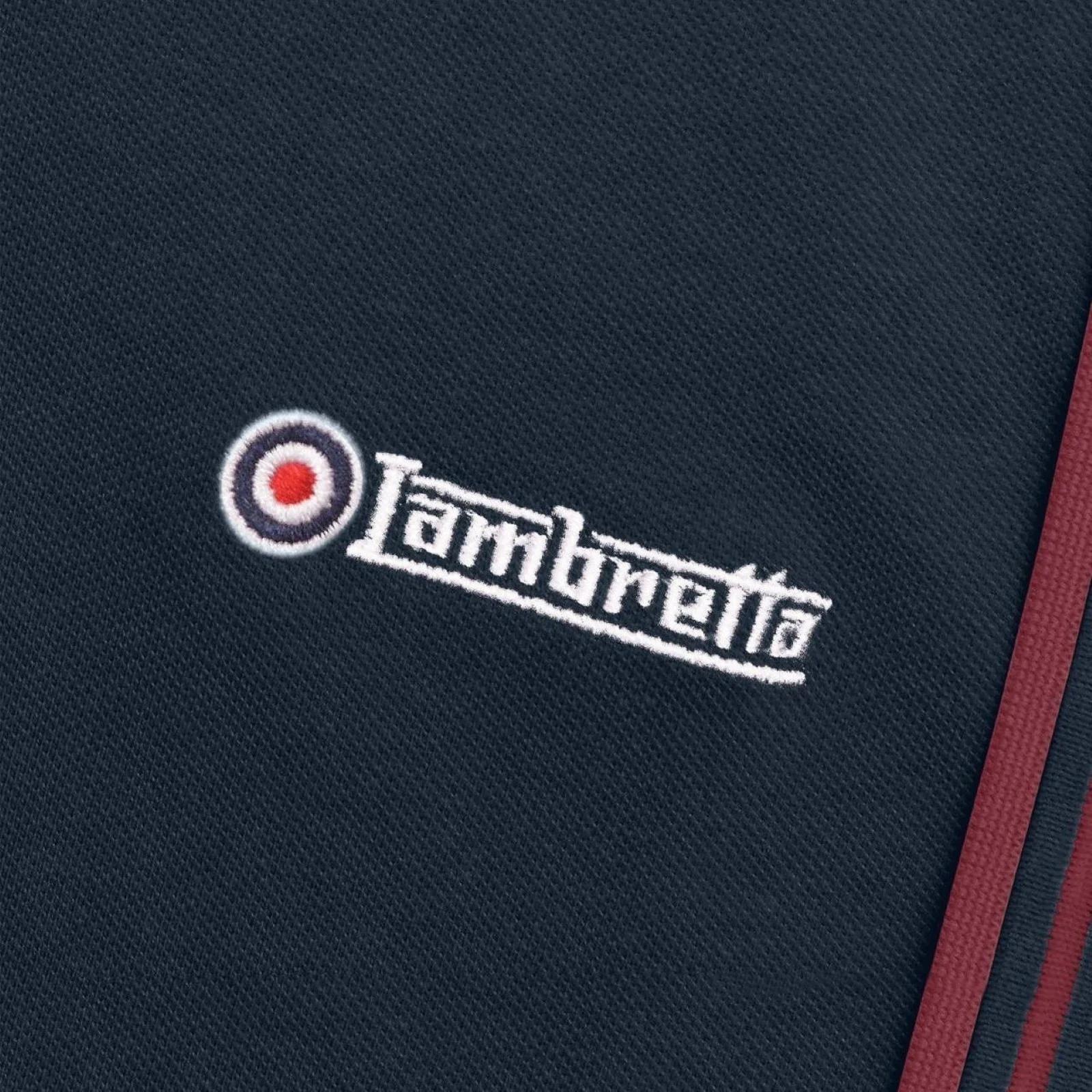 Lambretta Mens Twin Tipped Retro Polo Shirt - Image 75