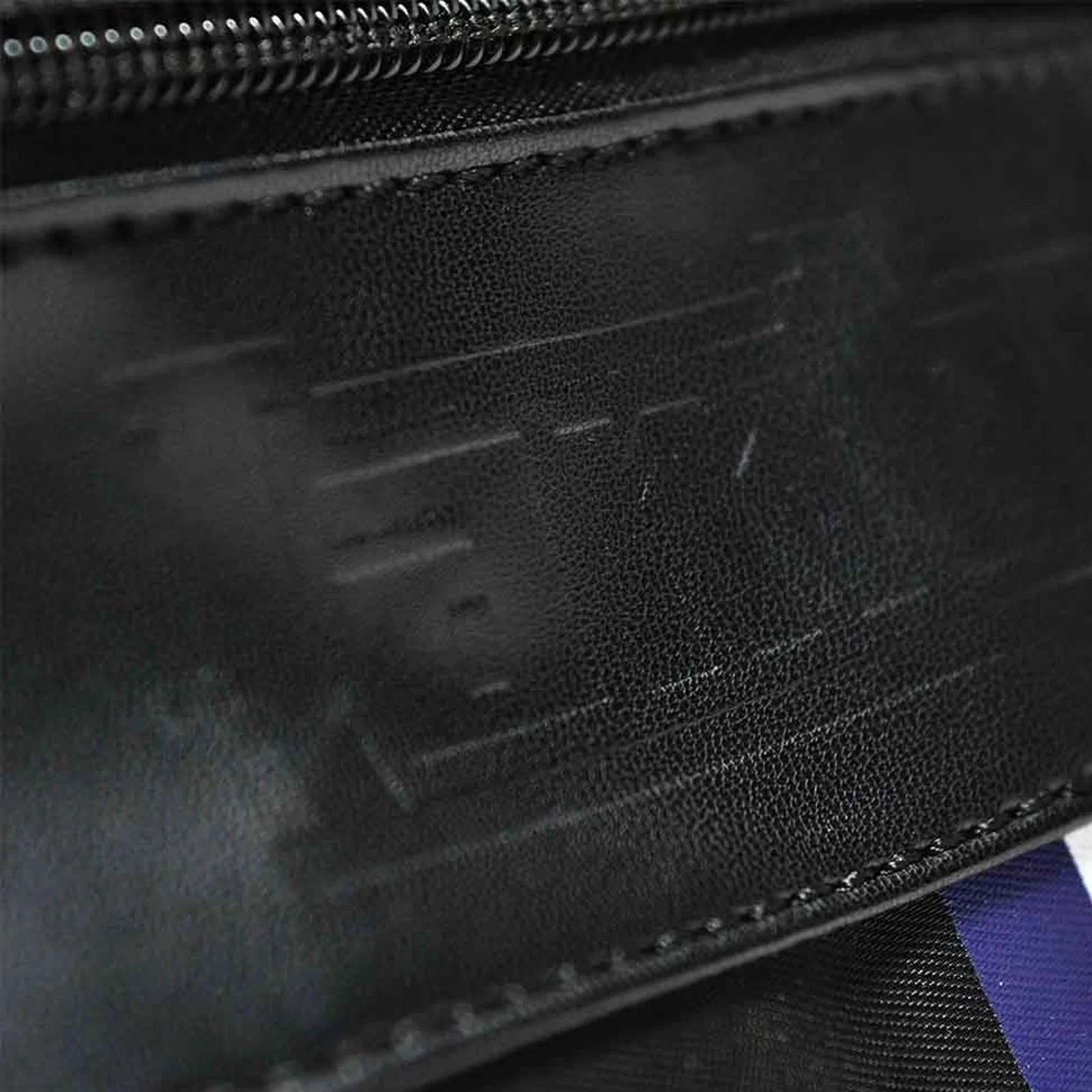Lambretta Mens Vertical Stripe Retro Backpack - Black - Image 4