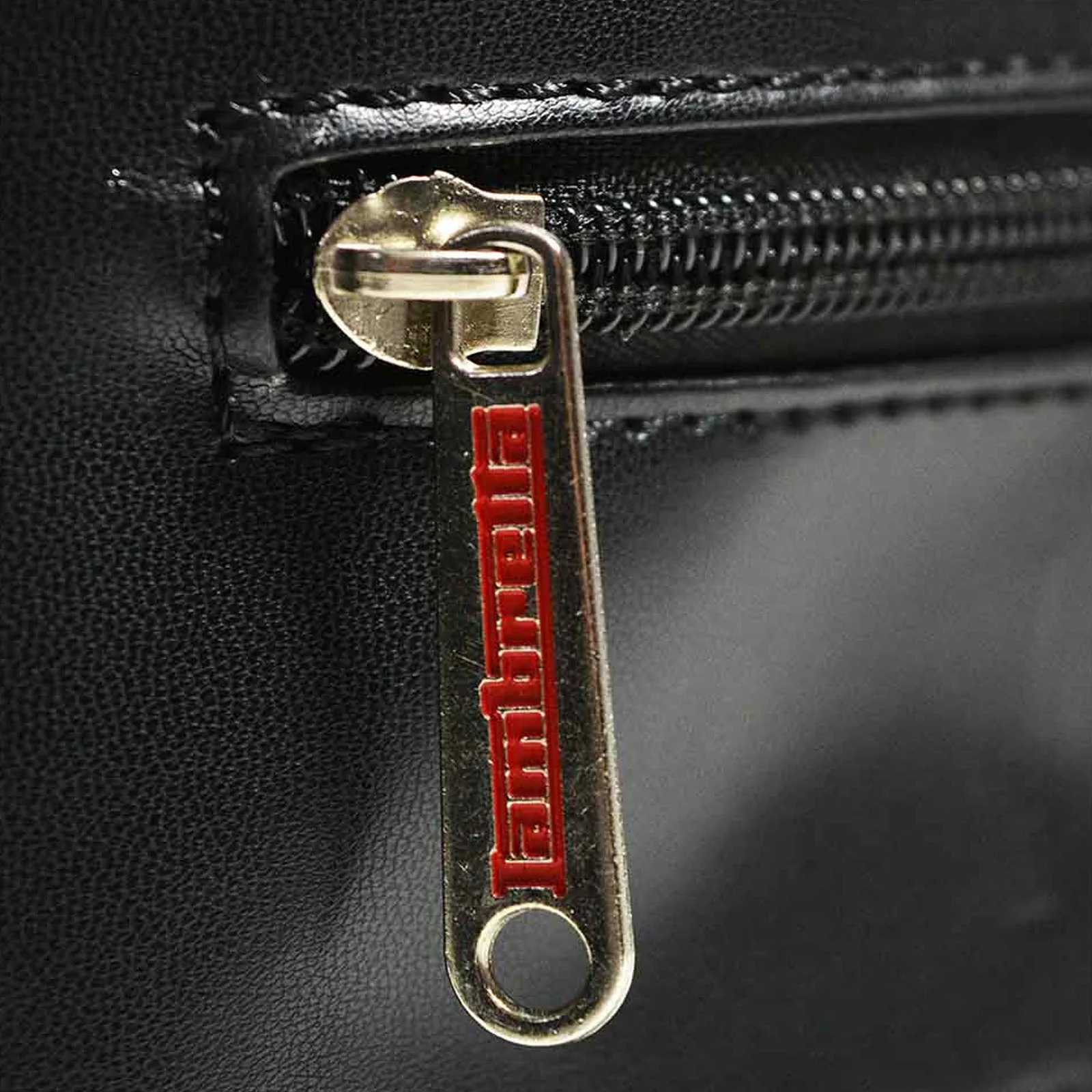 Lambretta Mens Vertical Stripe Retro Backpack - Black - Image 5