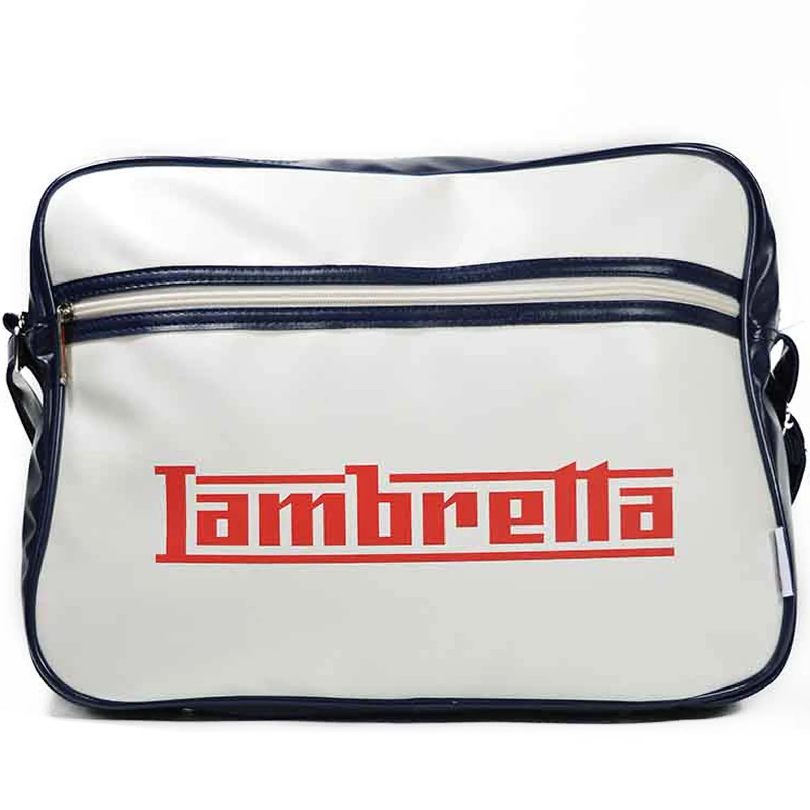 Lambretta Retro Flight Faux Leather Satchel Bag - Image 6