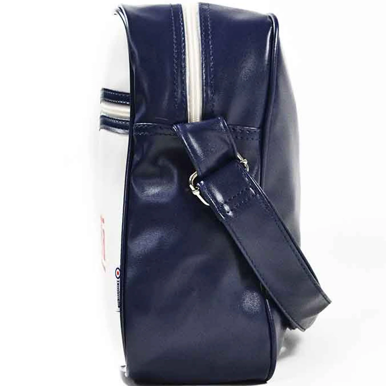 Lambretta Retro Flight Faux Leather Satchel Bag - Image 8