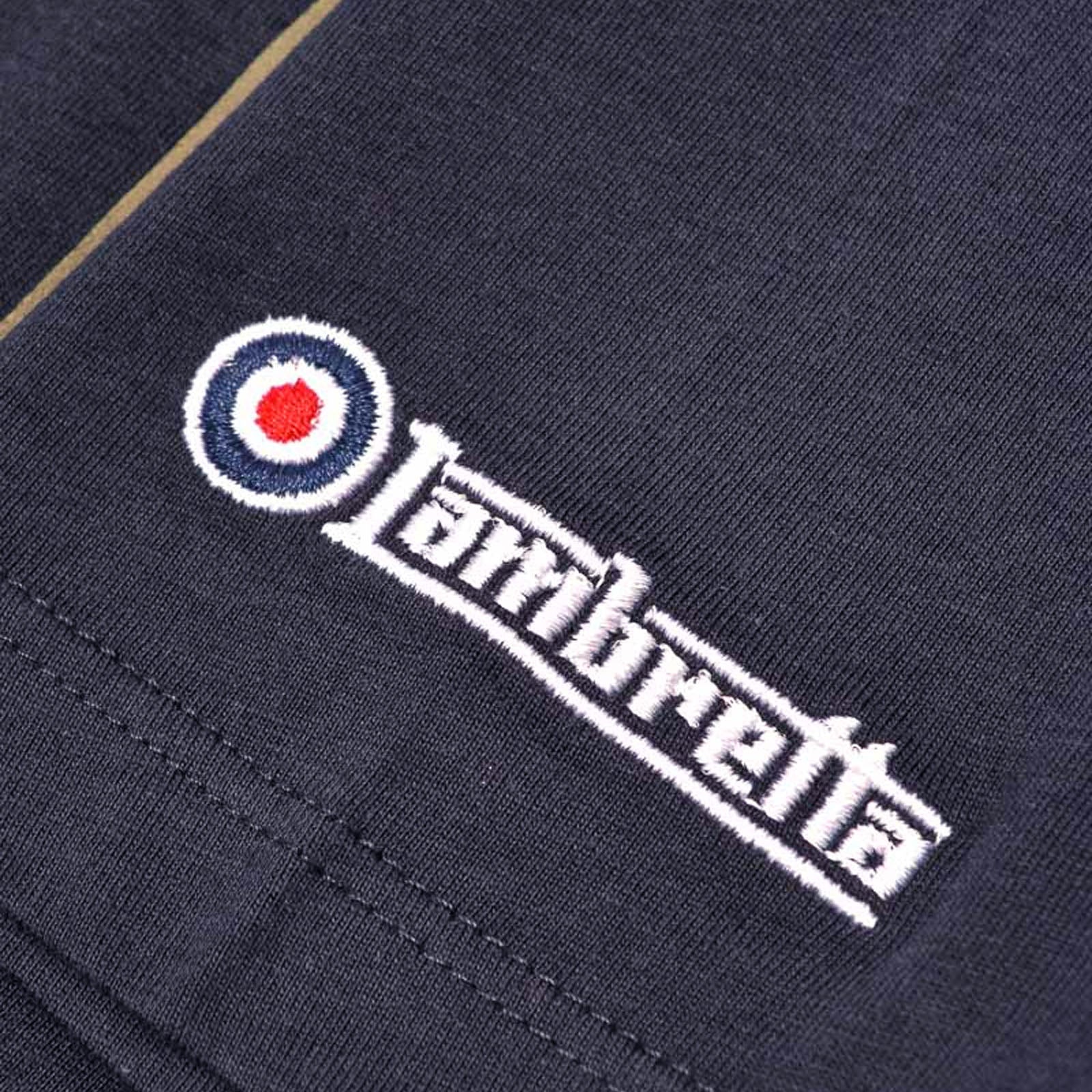 Lambretta Stripe Print T-Shirt - Navy - Image 3
