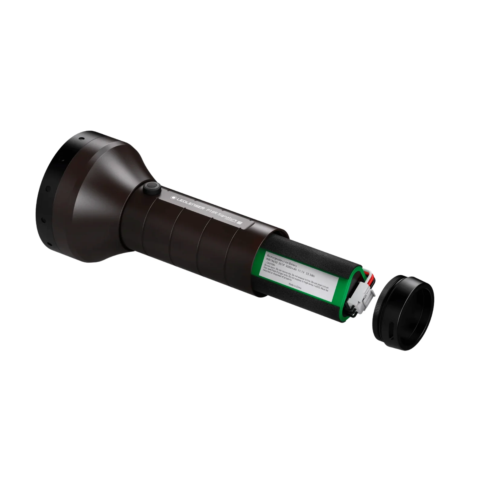 LedLenser P18R SIGNATURE Rechargeable Torch (4500lm) - Black - OS - Image 2