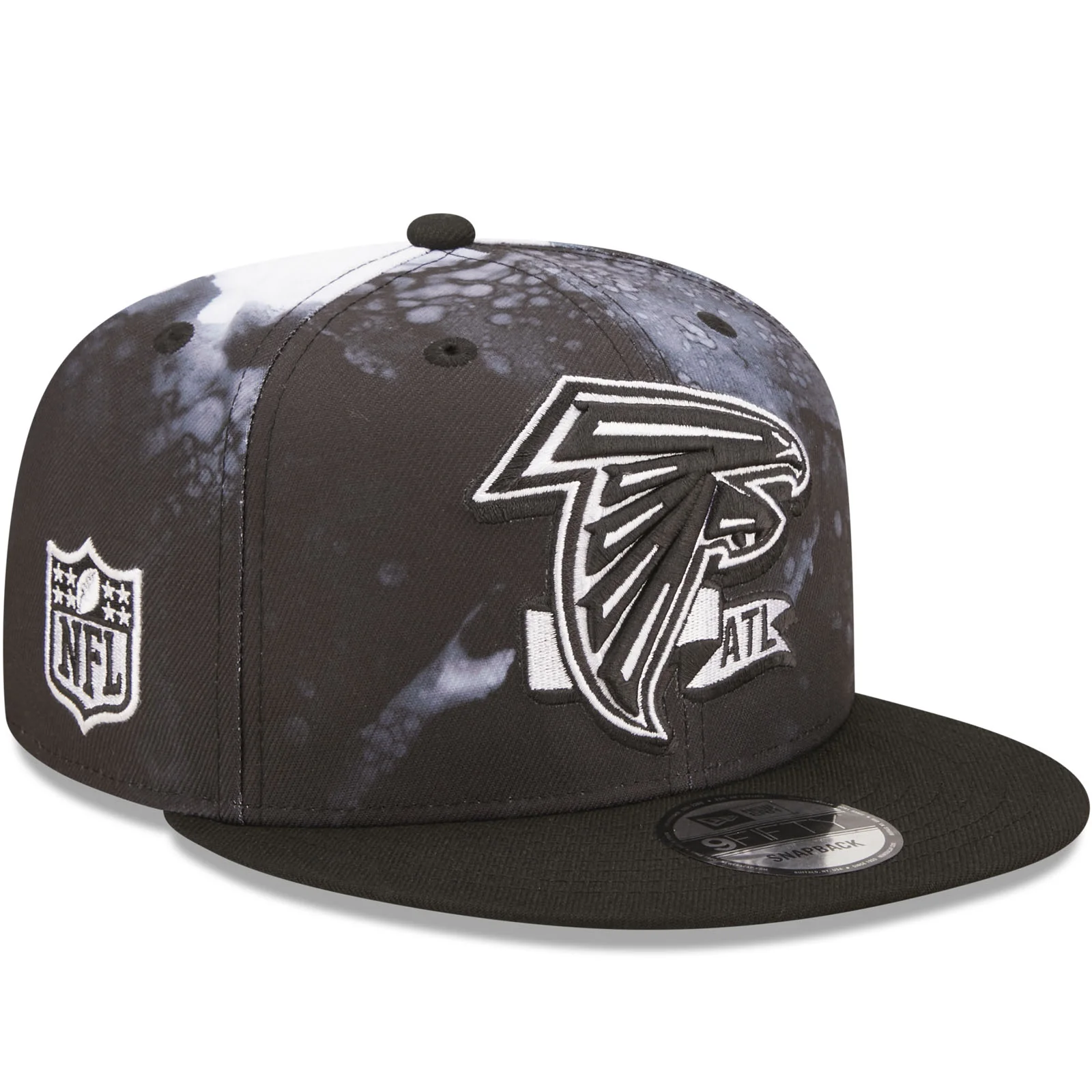 New Era Atlanta Falcons NFL 2022 Sideline 9FIFTY Baseball Cap - Black - Image 3