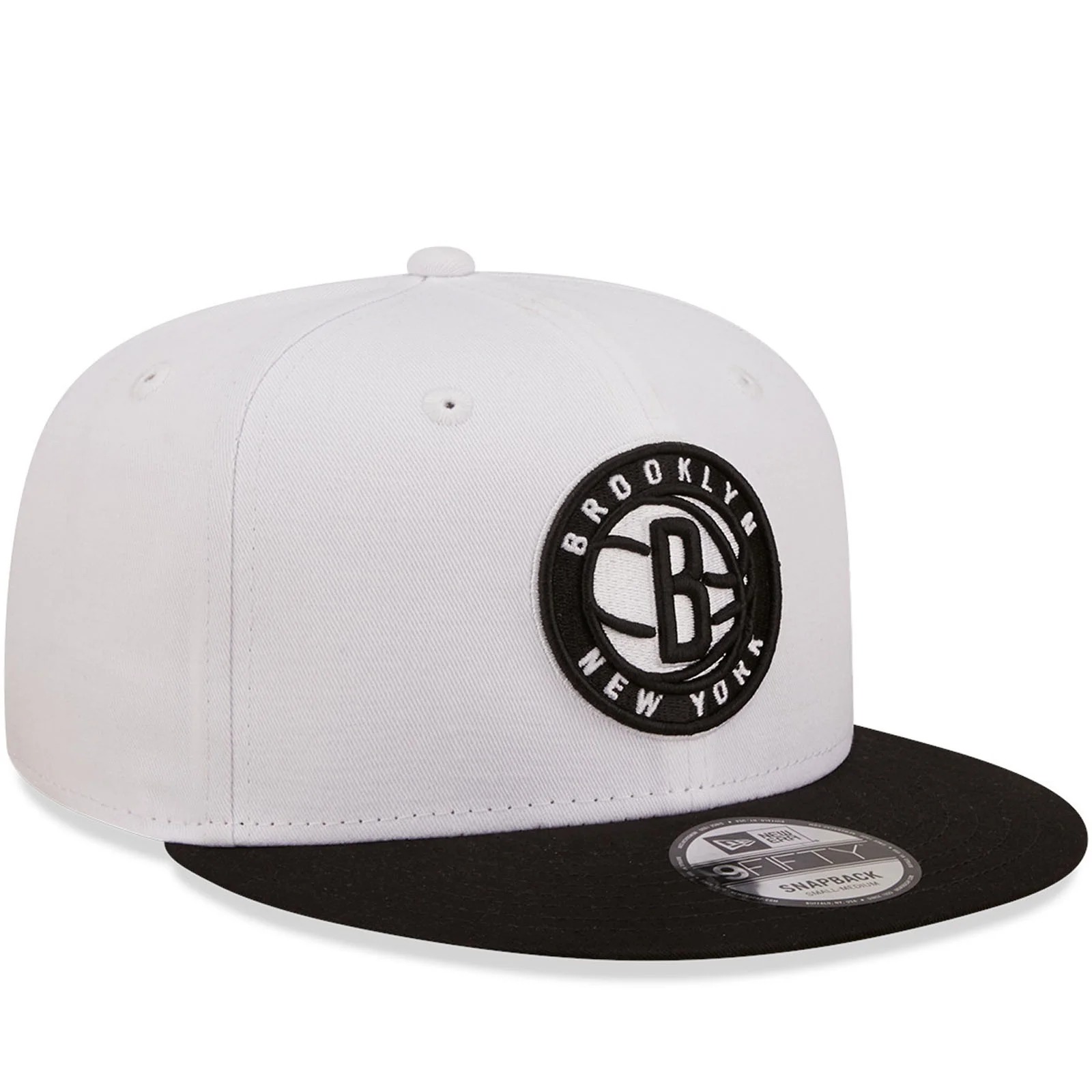 New Era Brooklyn Nets White Crown Team 9FIFTY Snapback Cap - White - Image 3