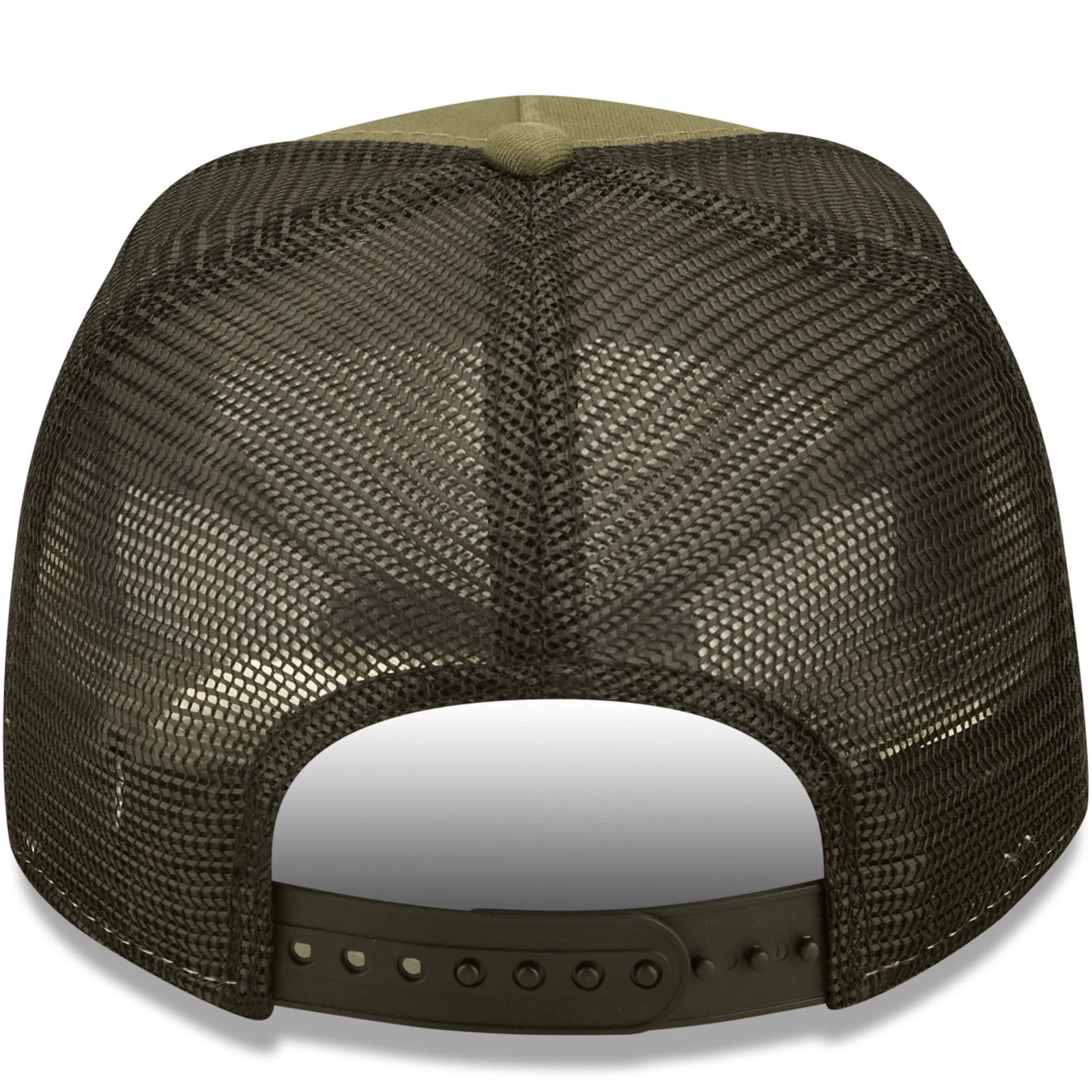 New Era Buffalo N.Y State Patch A-Frame Snapback Trucker Cap - Green - Image 2