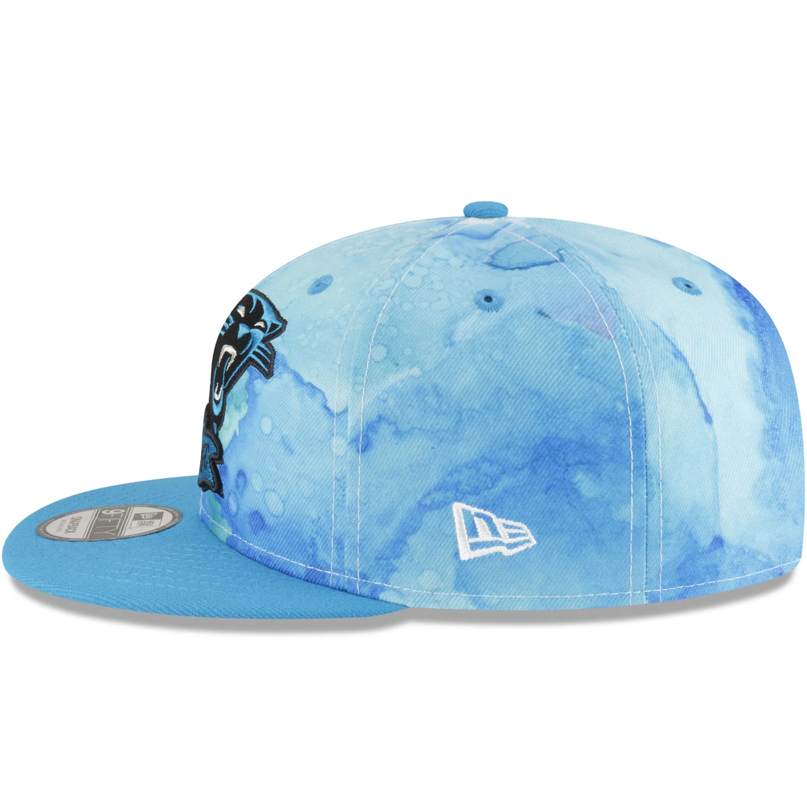 New Era Carolina Panthers NFL 2022 Sideline 9FIFTY Baseball Cap - Blue - Image 5