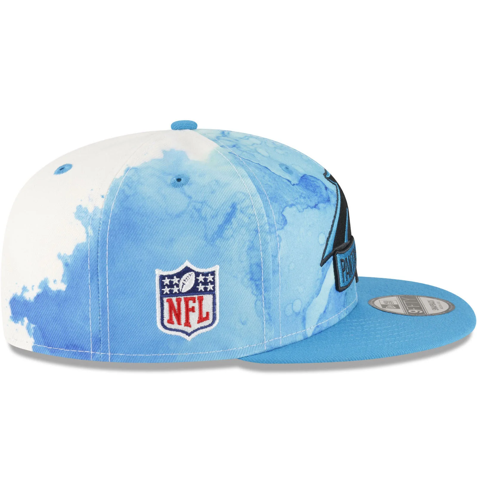New Era Carolina Panthers NFL 2022 Sideline 9FIFTY Baseball Cap - Blue - Image 6