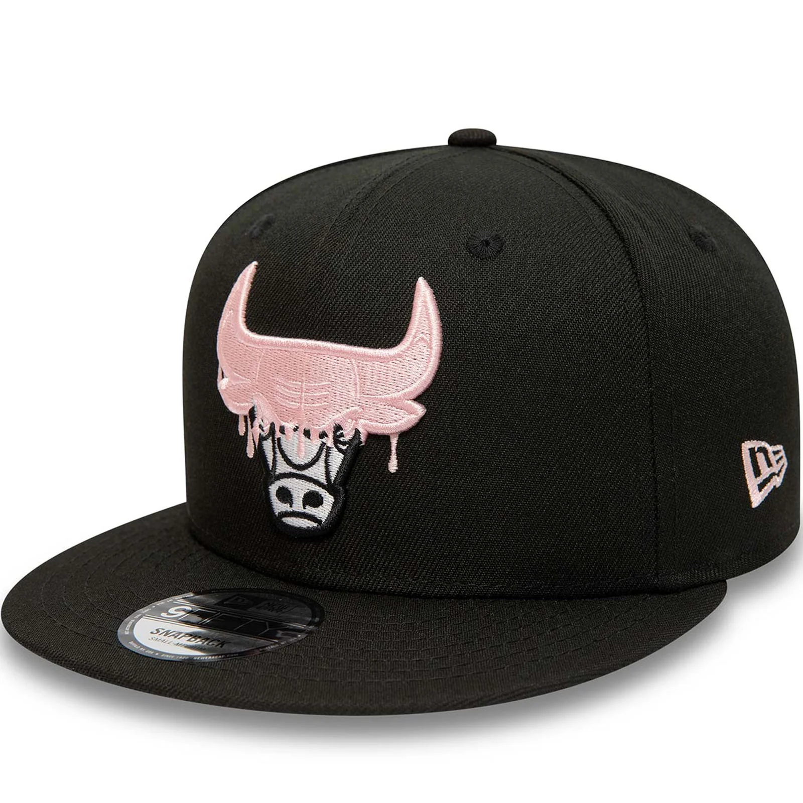 New Era Chicago Bulls 9FIFTY NBA Team Drip Baseball Cap - Black - Image 3
