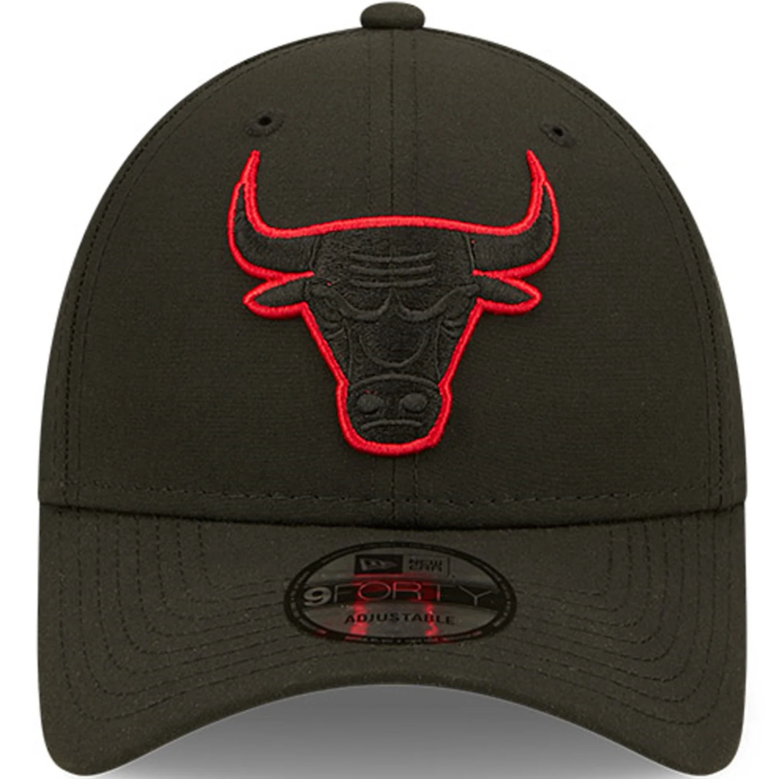 New Era Chicago Bulls 9FORTY Repreve Neon Snapback Cap - Black - Image 4