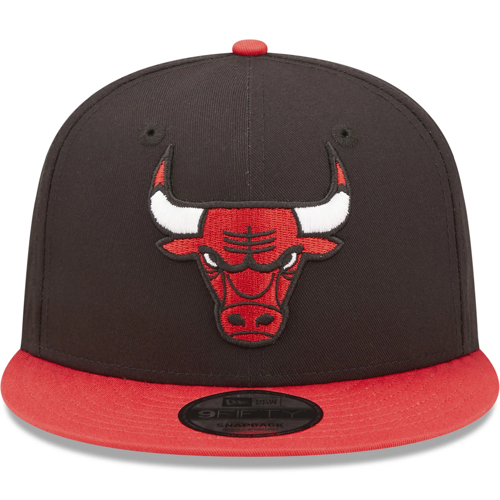 New Era Chicago Bulls Team Patch Snapback 9FIFTY Cap  - Black - Image 4