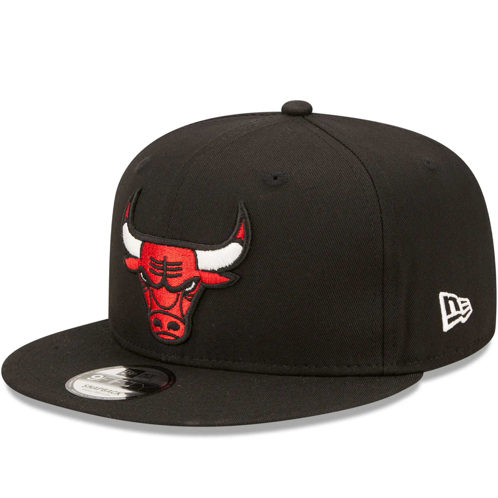 New Era Chicago Bulls Team Side Patch 9FIFTY Snapback Cap - Black