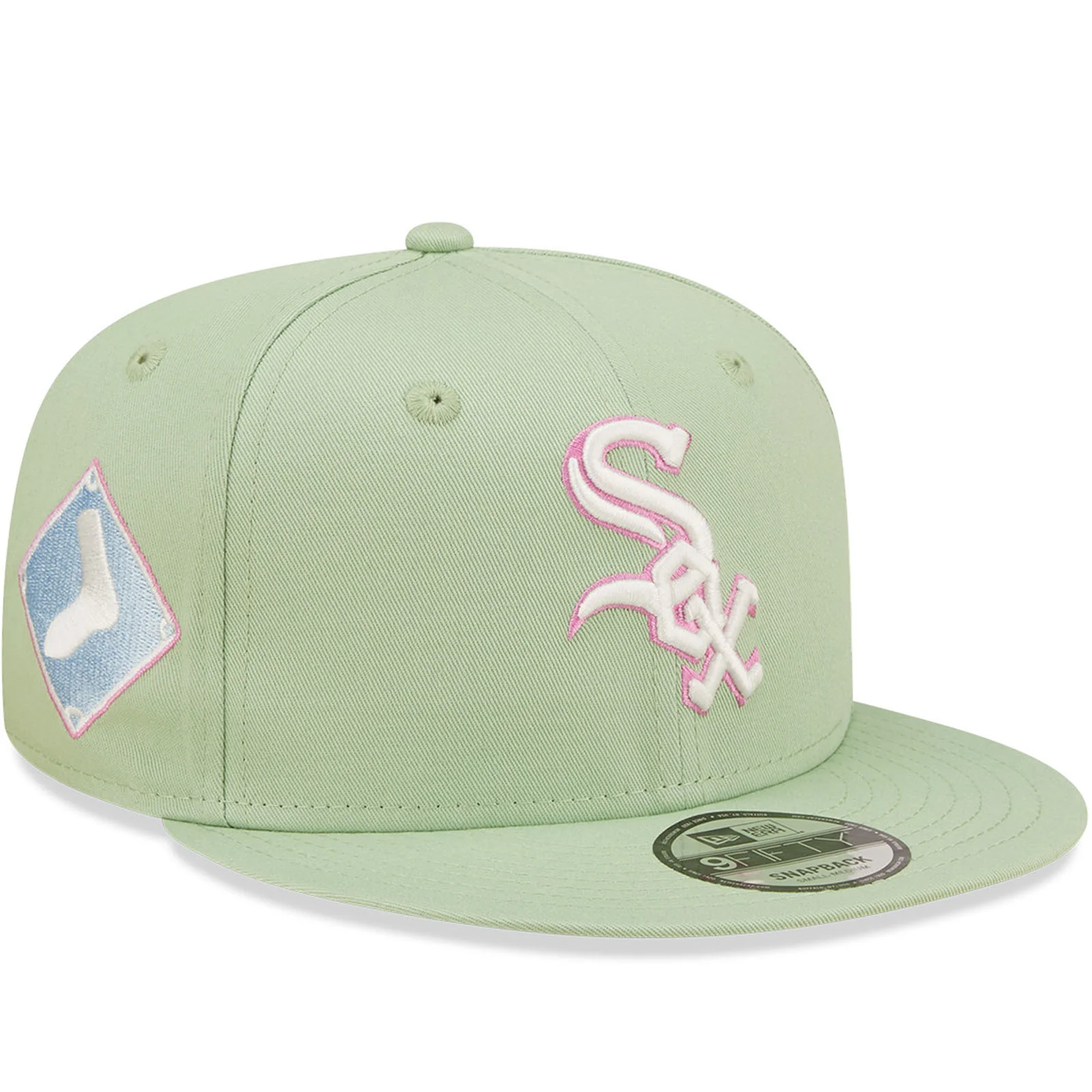 New Era Chicago White Sox Pastel Patch 9FIFTY Snapback Cap - Green - Image 3