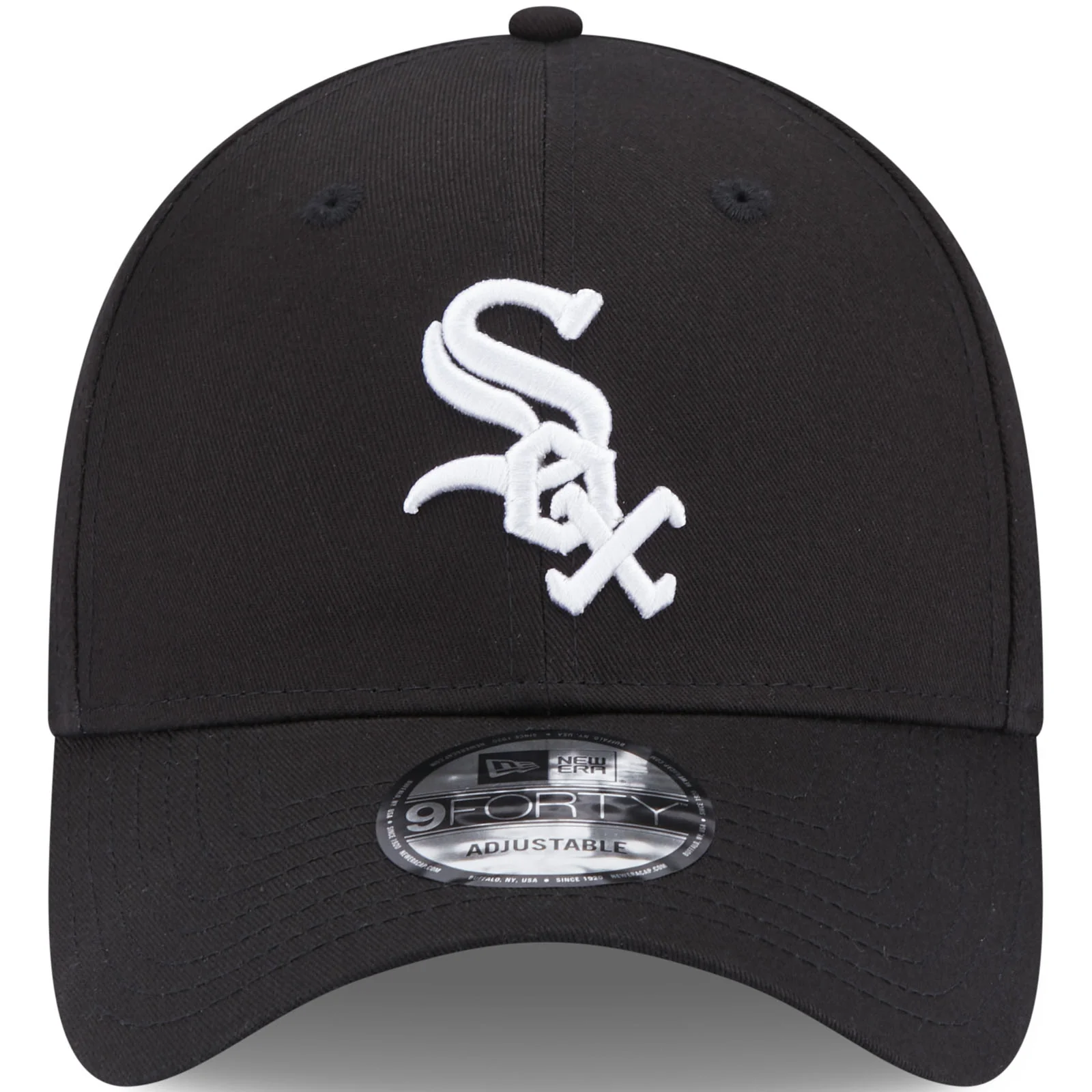 New Era Chicago White Sox Team Side Patch 9FORTY Cap - Black - Image 4