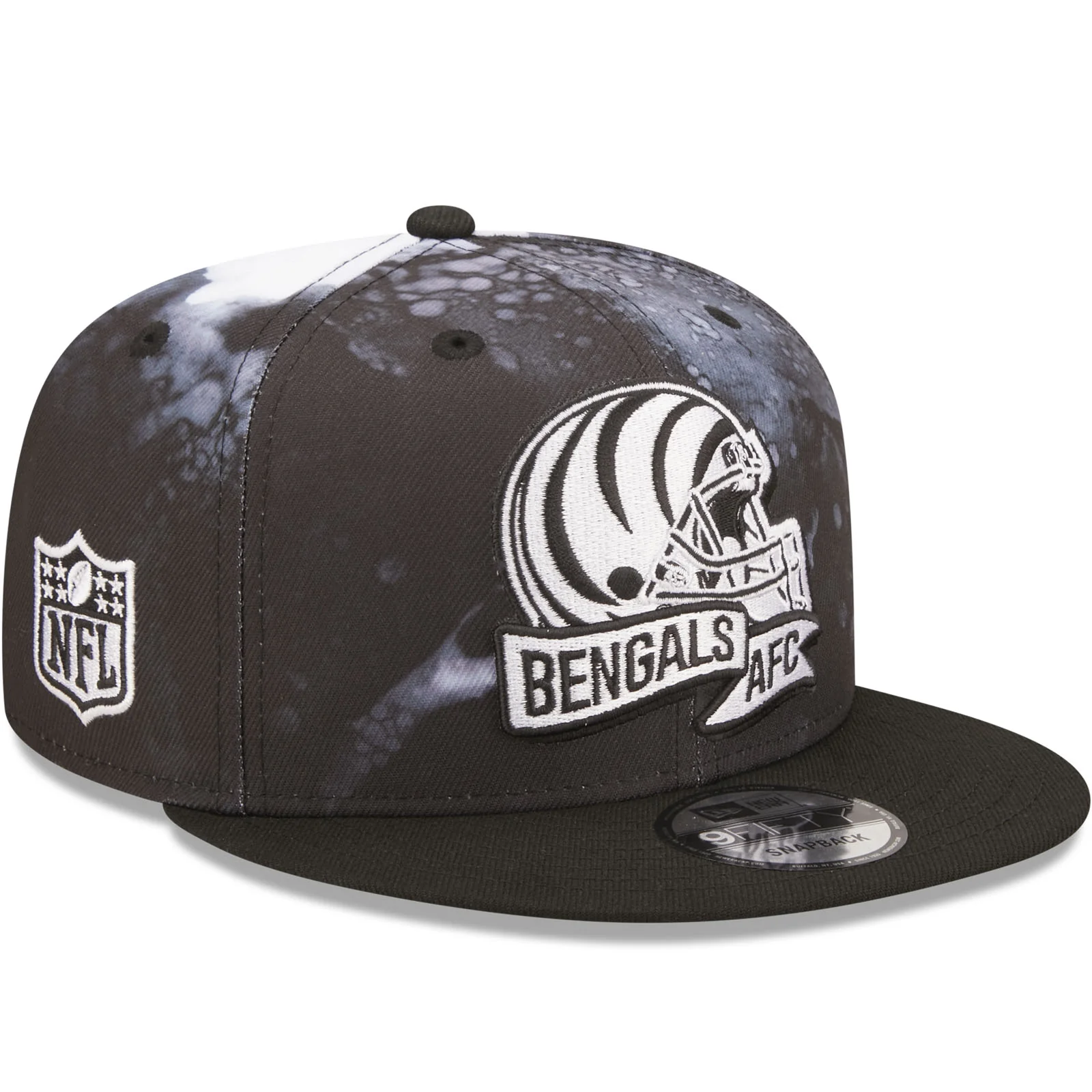 New Era Cincinnati Bengals NFL 2022 Sideline 9FIFTY Baseball Cap - Black - Image 3