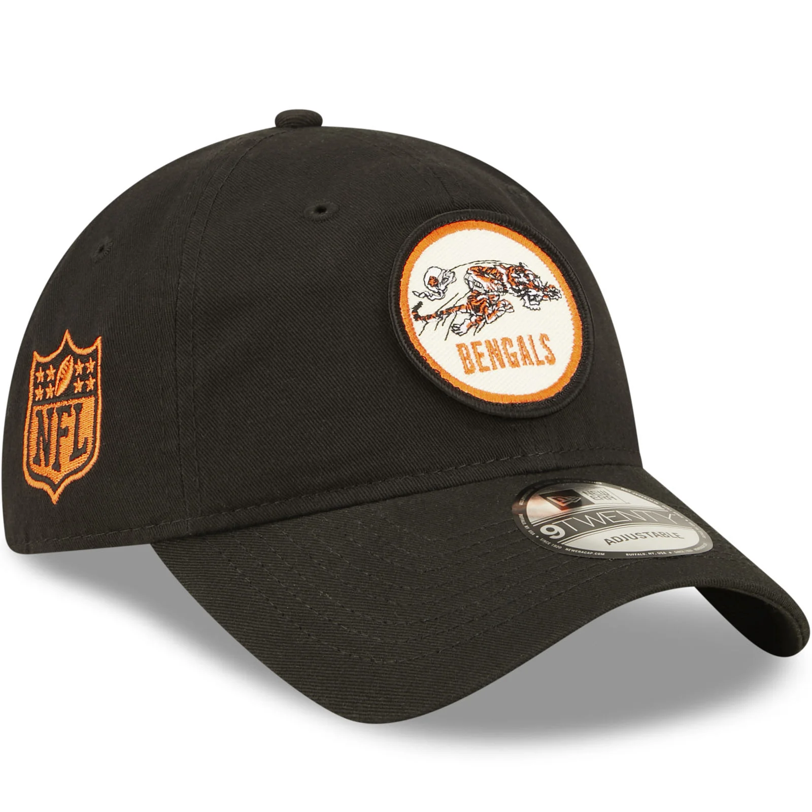 New Era Cincinnati Bengals NFL 2022 Sideline 9TWENTY Baseball Cap - Black - Image 3