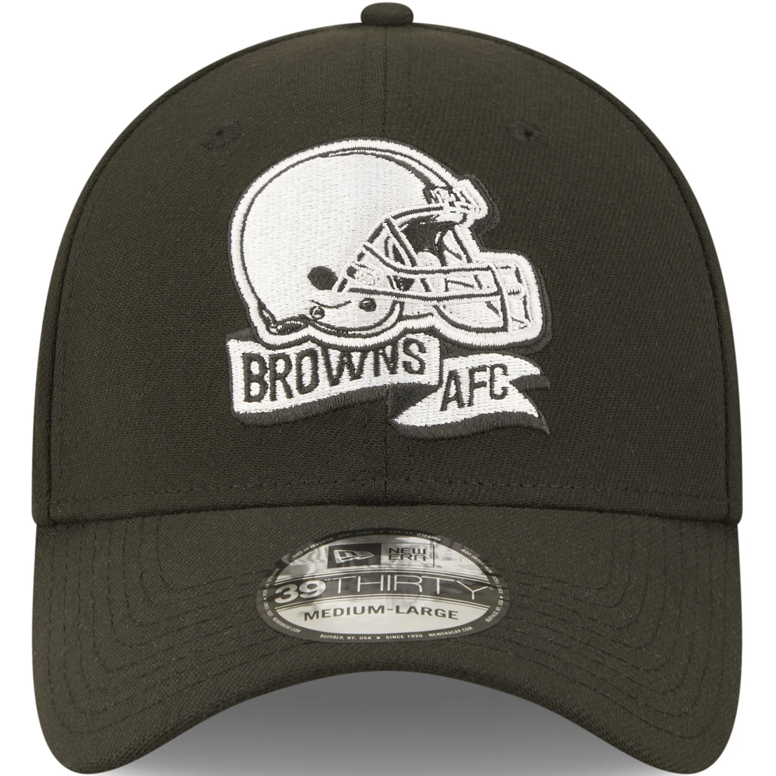 New Era Cleveland Browns NFL 39THIRTY Sideline 2022 Baseball Cap - Black - Image 4