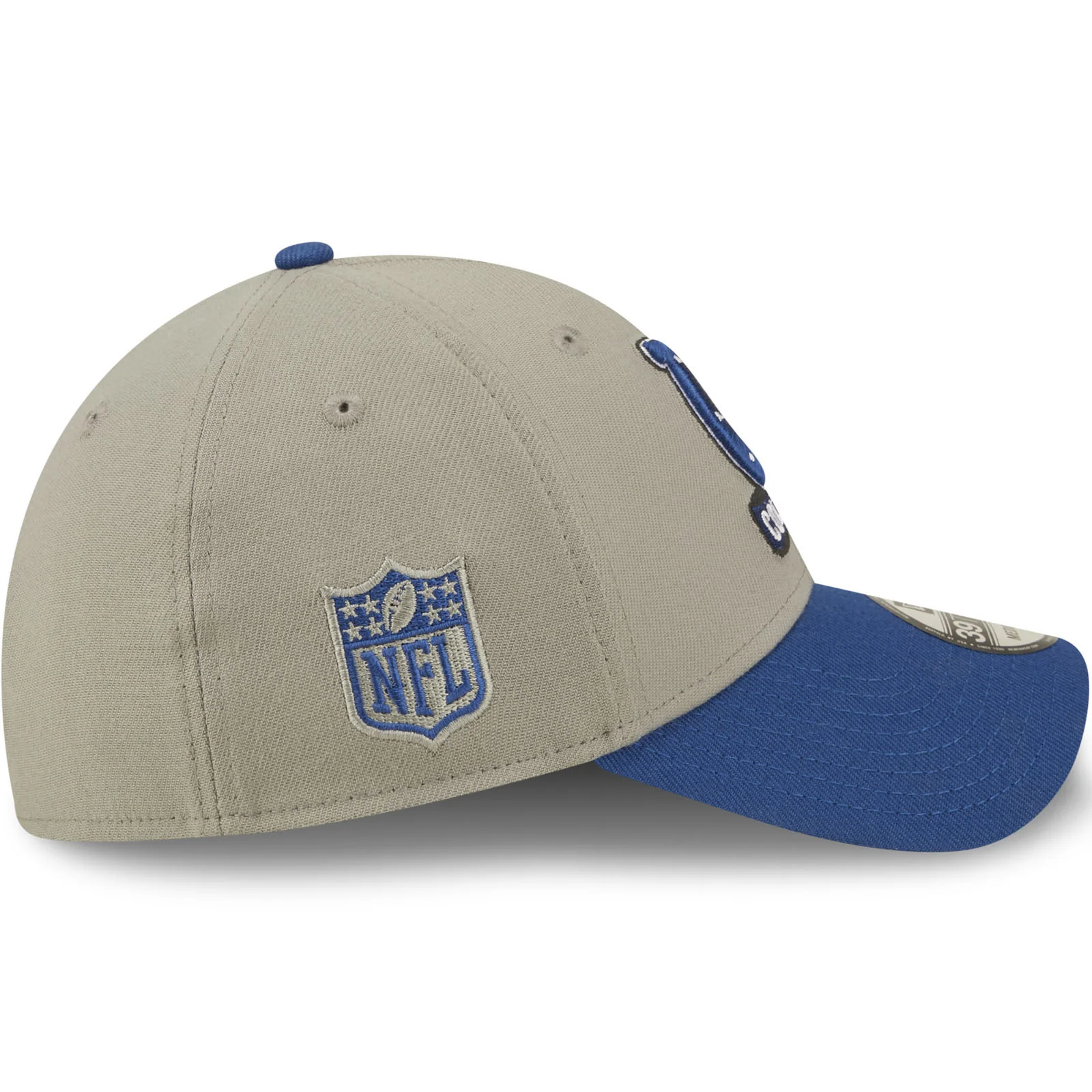 New Era Indianapolis Colts NFL 2022 Sideline 39THIRTY Baseball Cap - Grey - Image 6