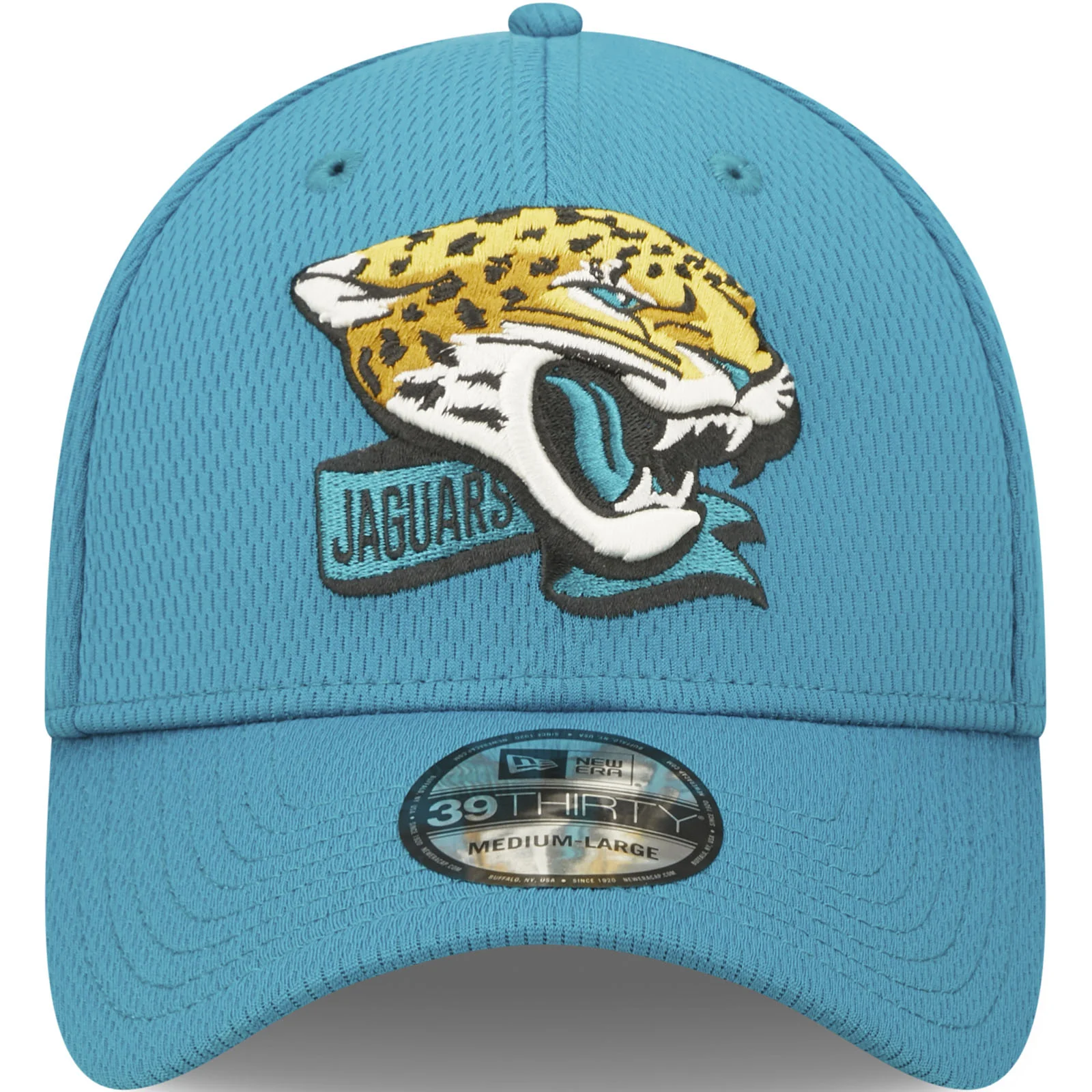 New Era Jacksonville Jaguars NFL 39THIRTY Sideline Coach 2022 Baseball Cap Blue - Image 4
