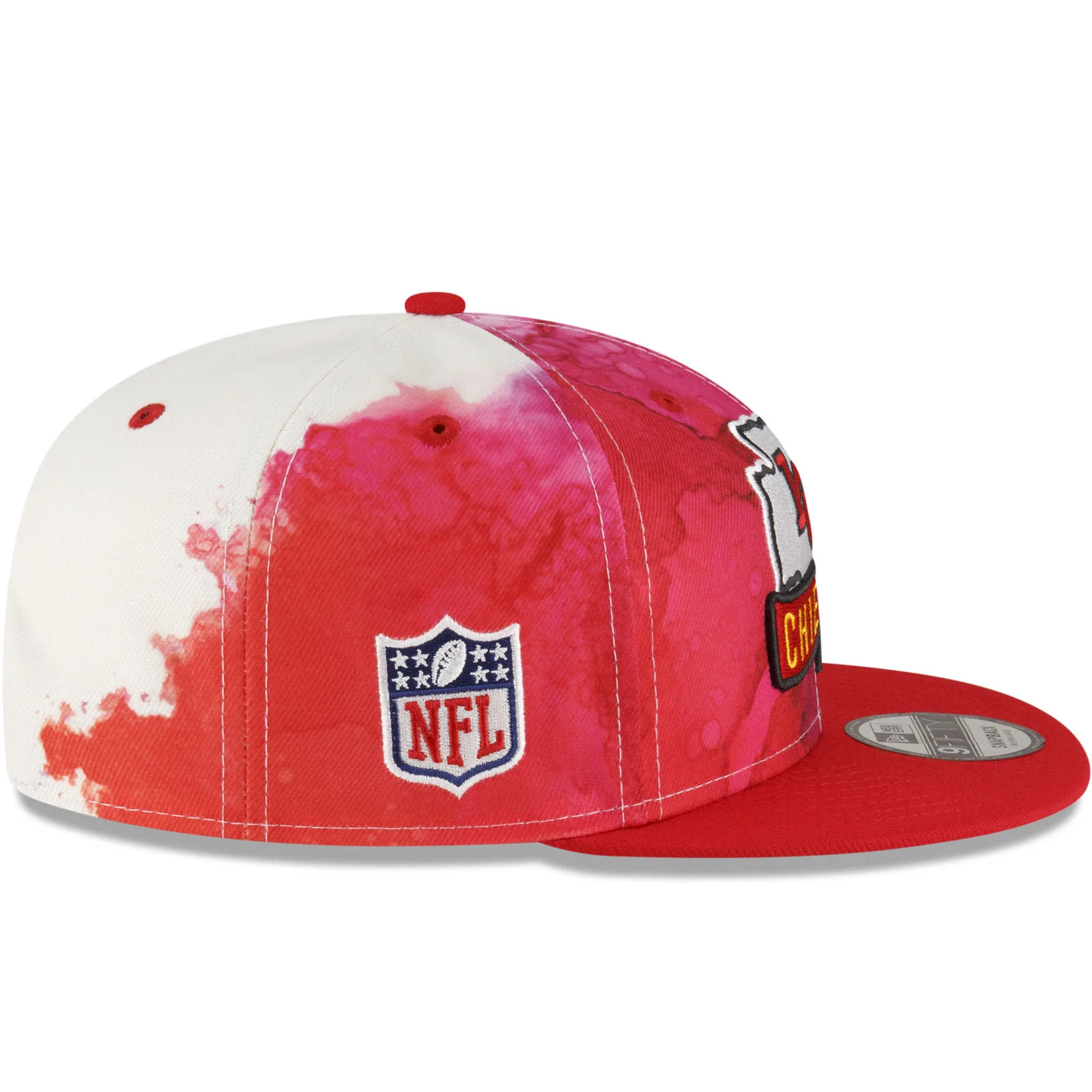New Era Kansas City Chiefs NFL 2022 Sideline Ink 9FIFTY Baseball Cap - Red - Image 6