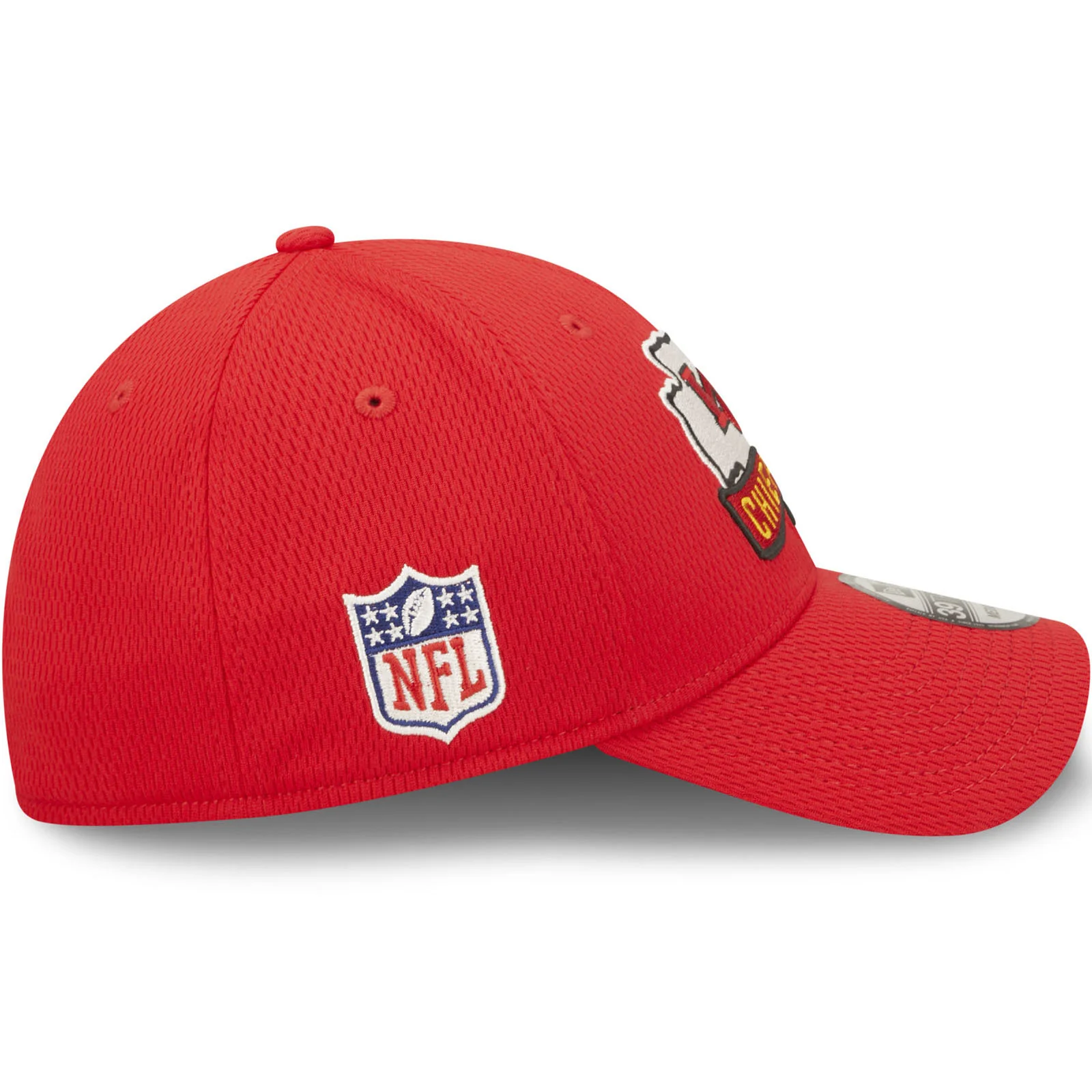 New Era Kansas City Chiefs NFL 39THIRTY Sideline Coach 2022 Baseball Cap Red - Image 6