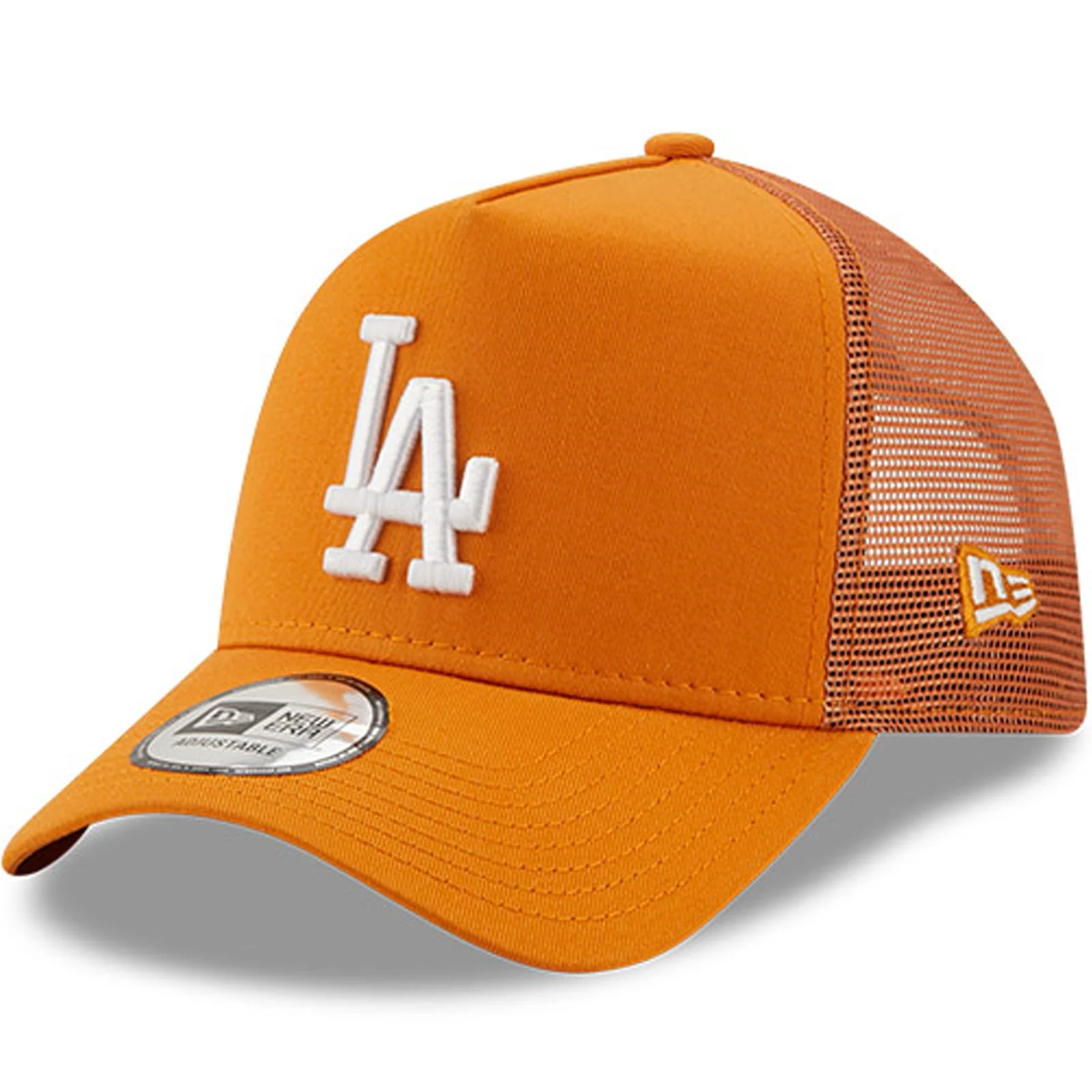 New Era Kids Los Angeles Dodgers 9FORTY MLB Baseball Trucker Cap Orange