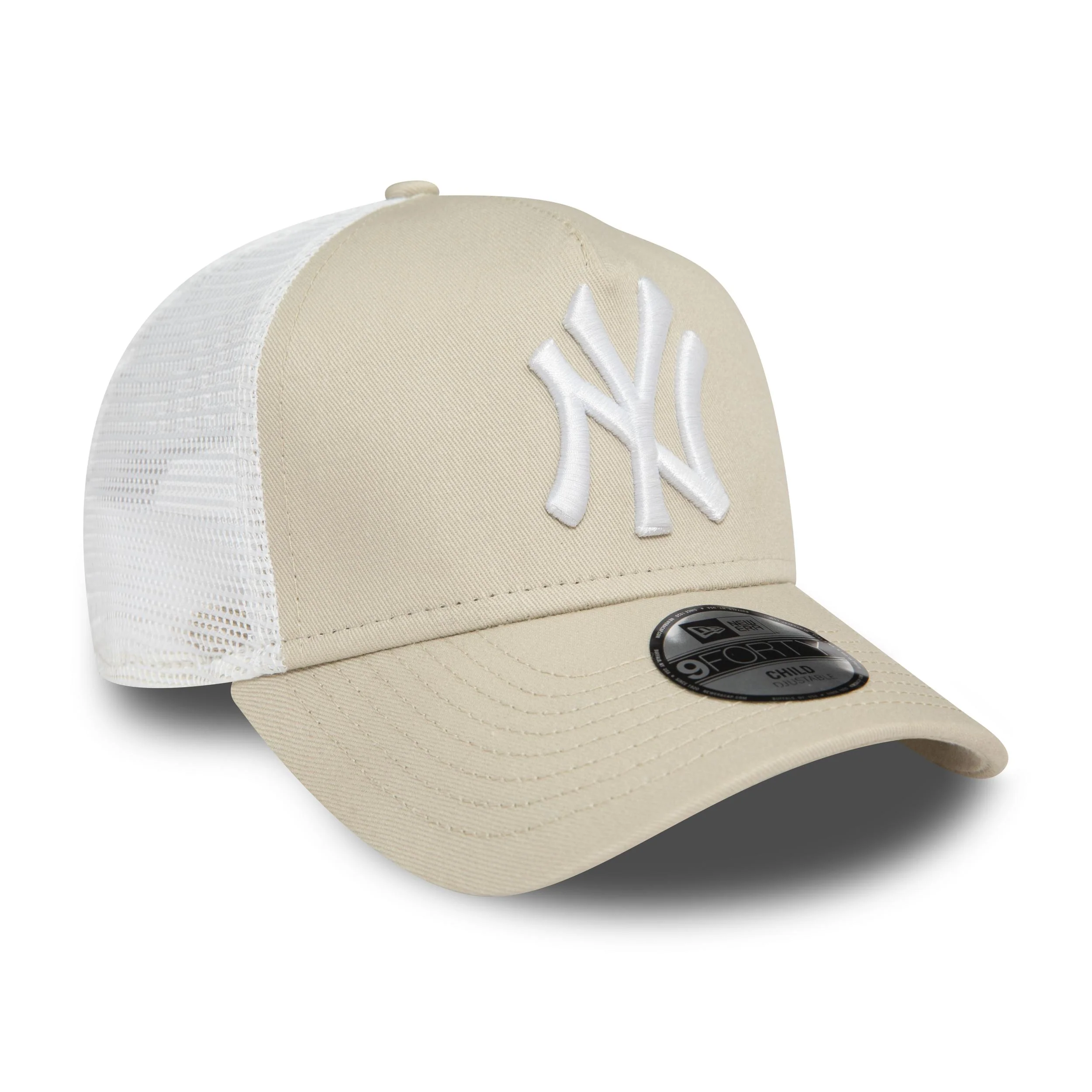 New Era Kids New York Yankees League Essentials Trucker Cap - Beige - 6-12 Yrs - Image 5