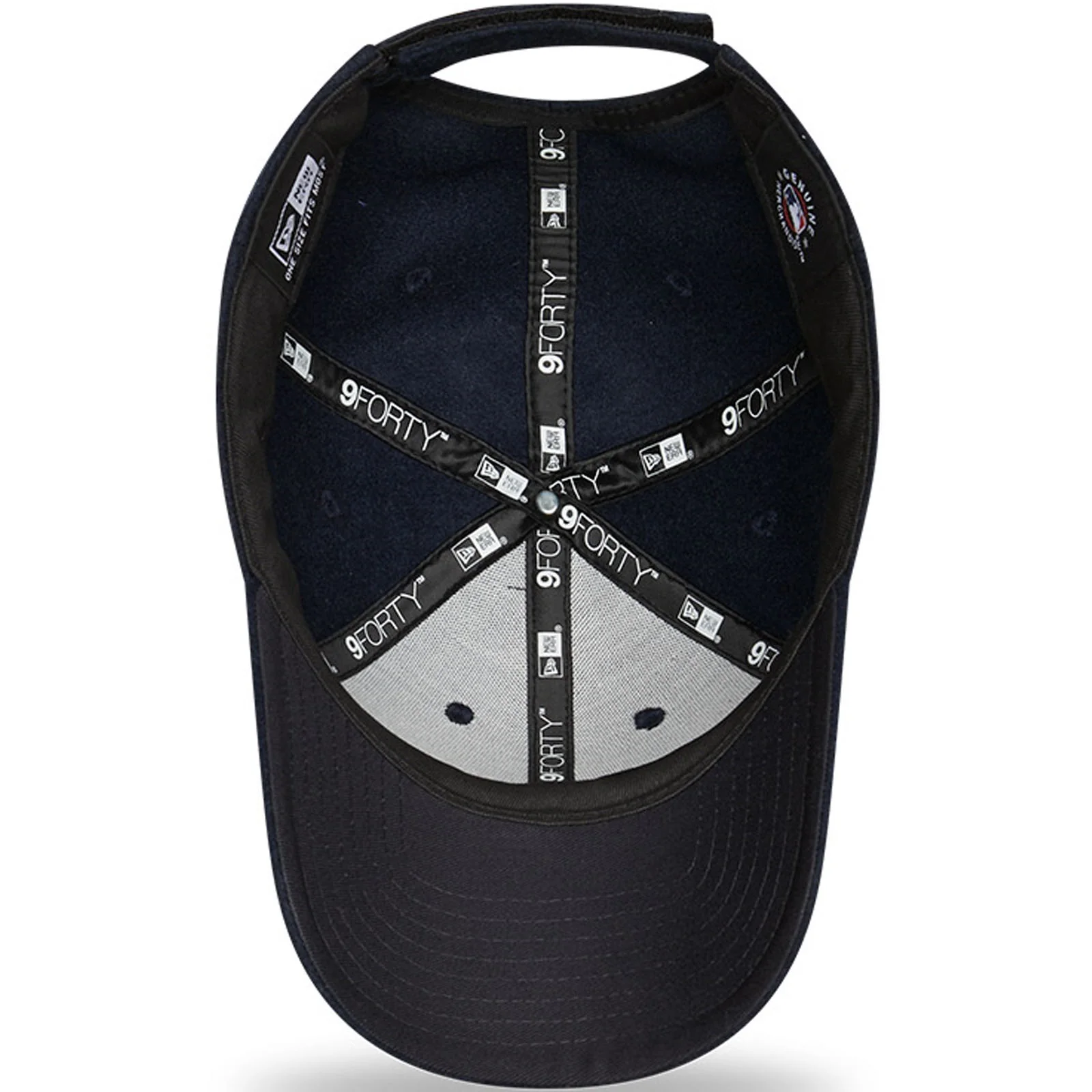 New Era LA Dodgers 9FORTY Melton Wool Baseball Cap  - Blue - Image 5
