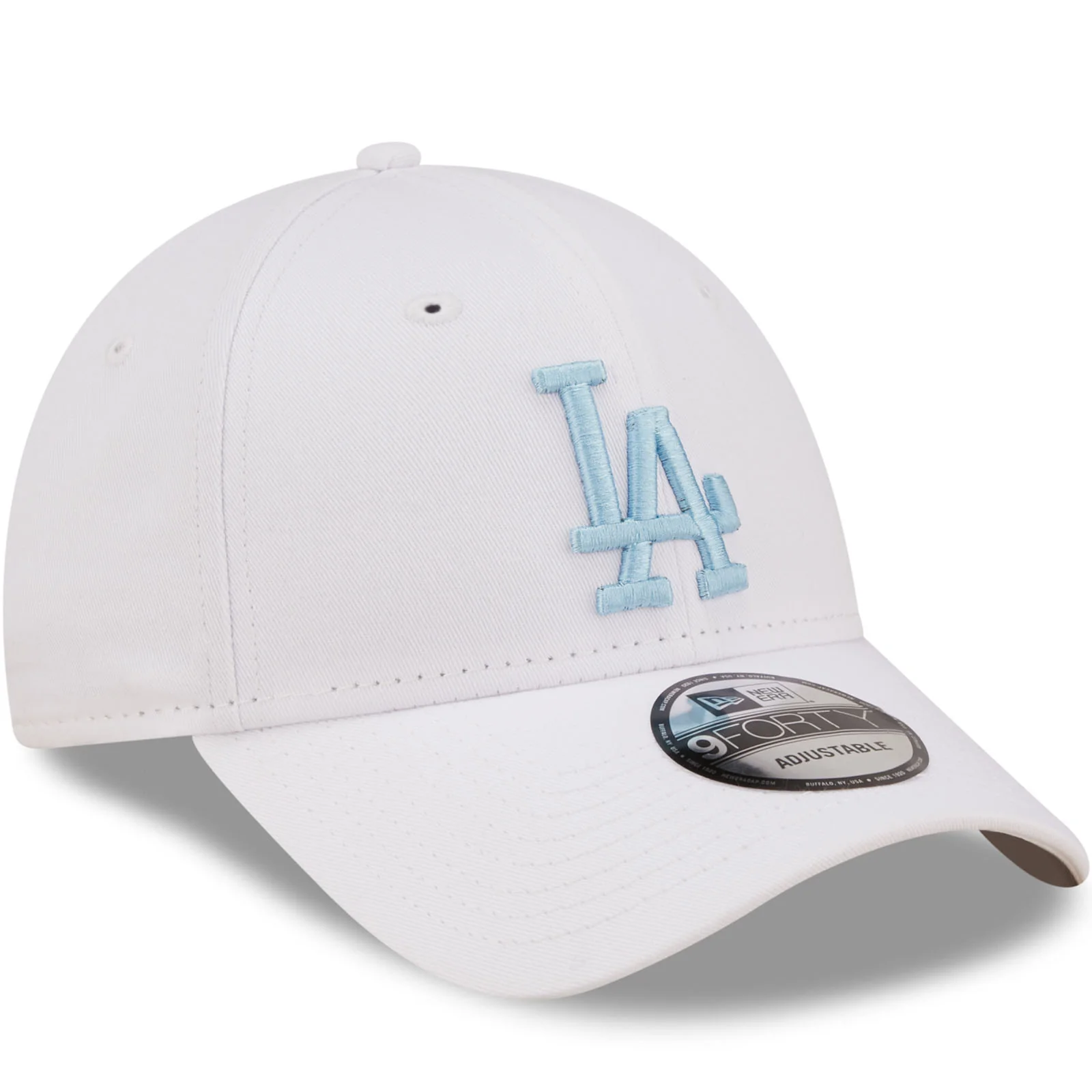 New Era LA Dodgers League Essential 9FORTY Cap - White - Image 3