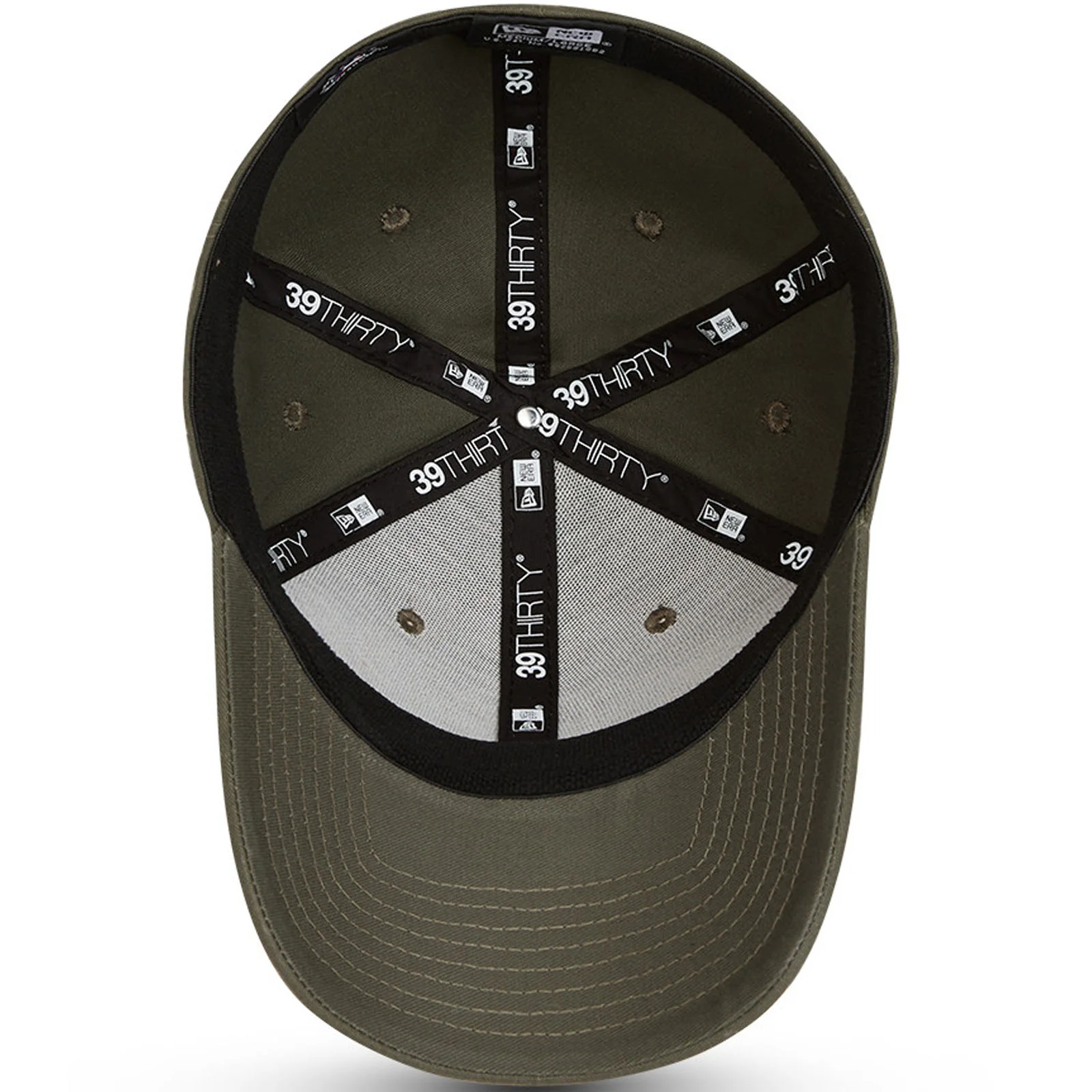 New Era LA Dodgers League Essentials 39THIRTY Stretch Fit Cap - Green - Image 5