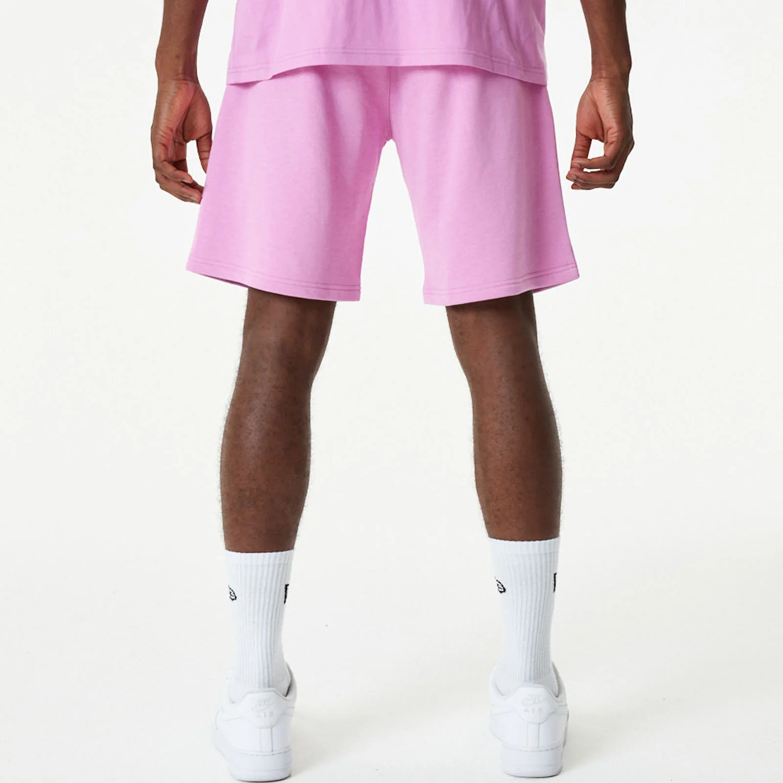 New Era LA Dodgers MLB Pastel Elasticated Shorts - Pink - Image 2