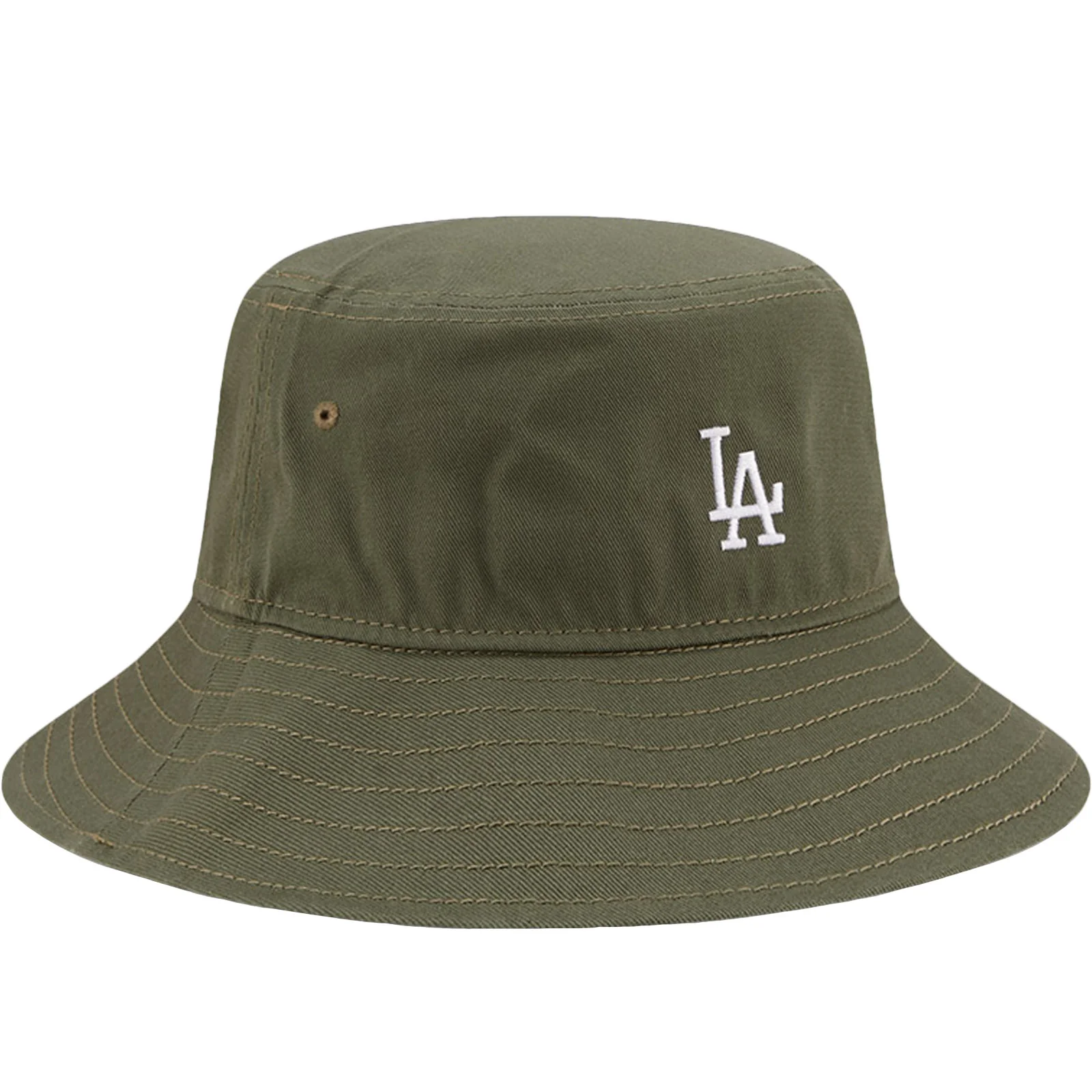 New Era LA Dodgers MLB Team Arch Bucket Hat - Khaki - Image 2