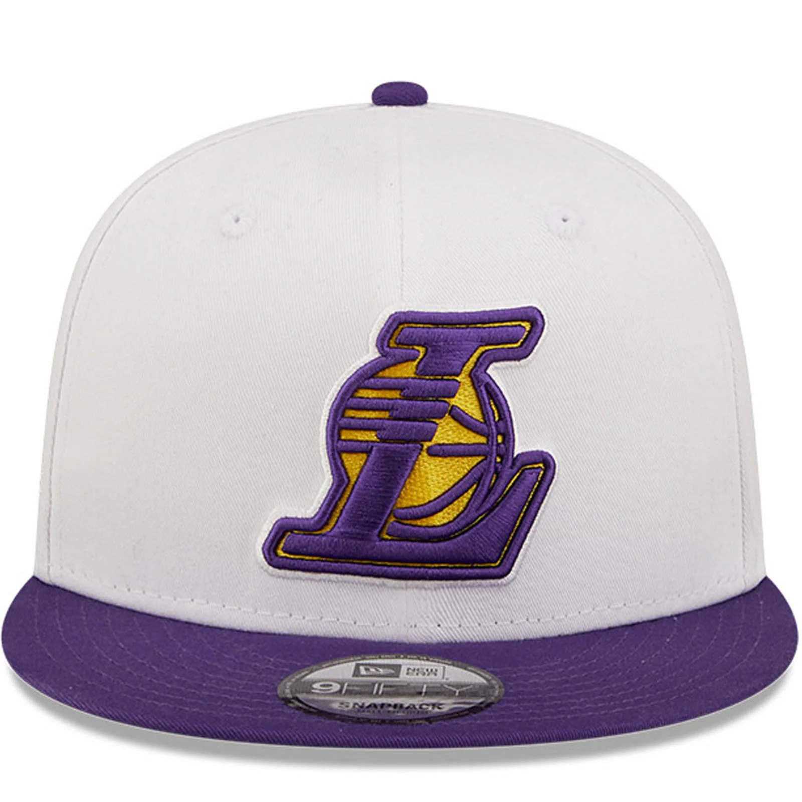 New Era LA Lakers 9FIFTY All Over Patch Snapback Cap - White - Image 4