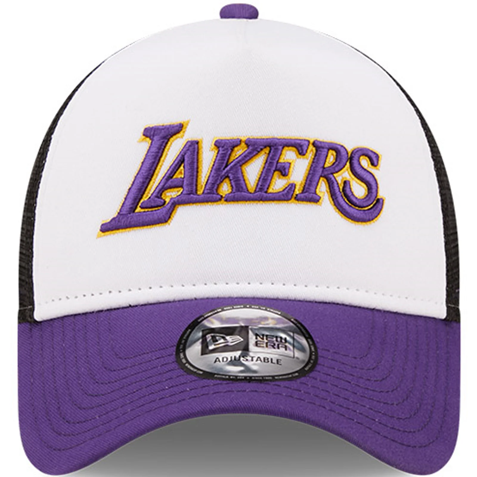 New Era LA Lakers Team Colour NBA 9FORTY Trucker Baseball Cap - Purple - Image 4
