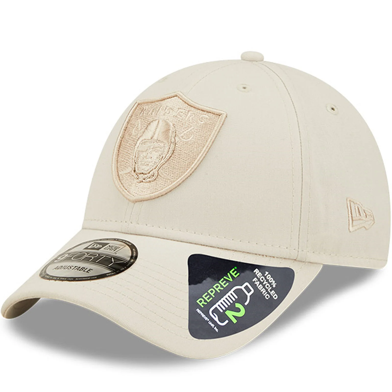New Era Las Vegas Raiders 9FORTY Repreve Baseball Cap - Cream