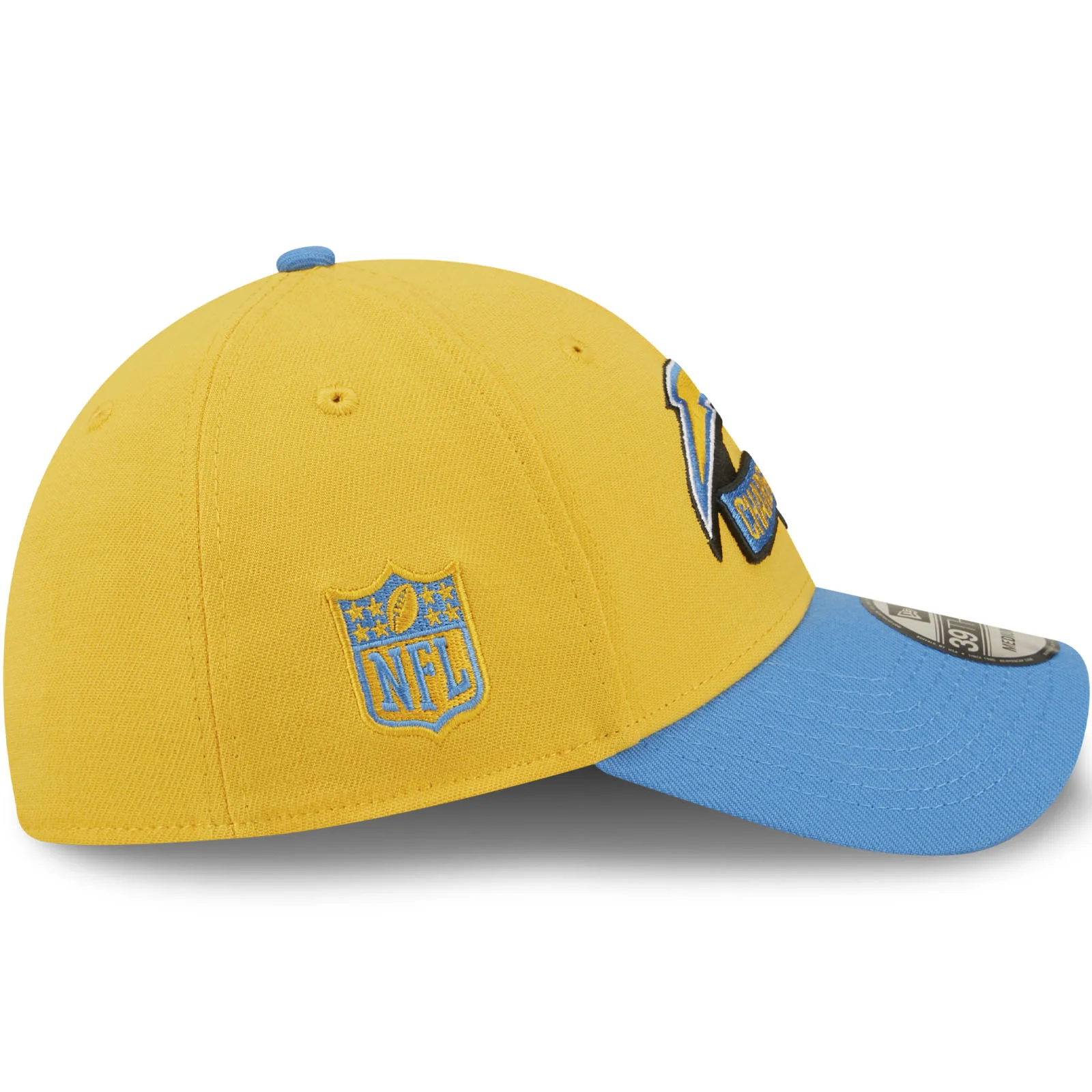 New Era Los Angeles Chargers NFL 2022 Sideline 39THIRTY Baseball Cap - Yellow - Image 6