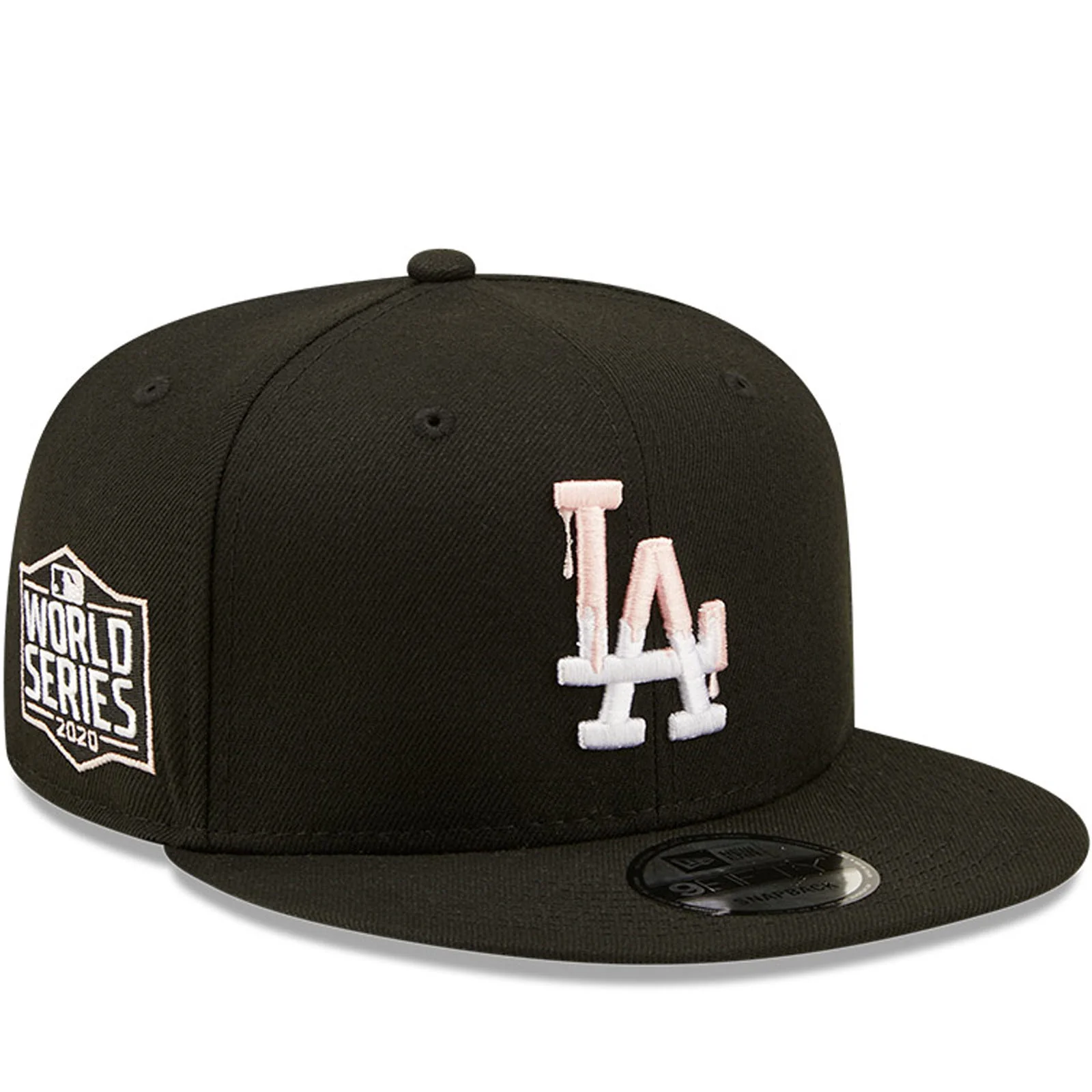 New Era Los Angeles Dodgers 9FIFTY MLB Team Drip Baseball Cap - Black - Image 3