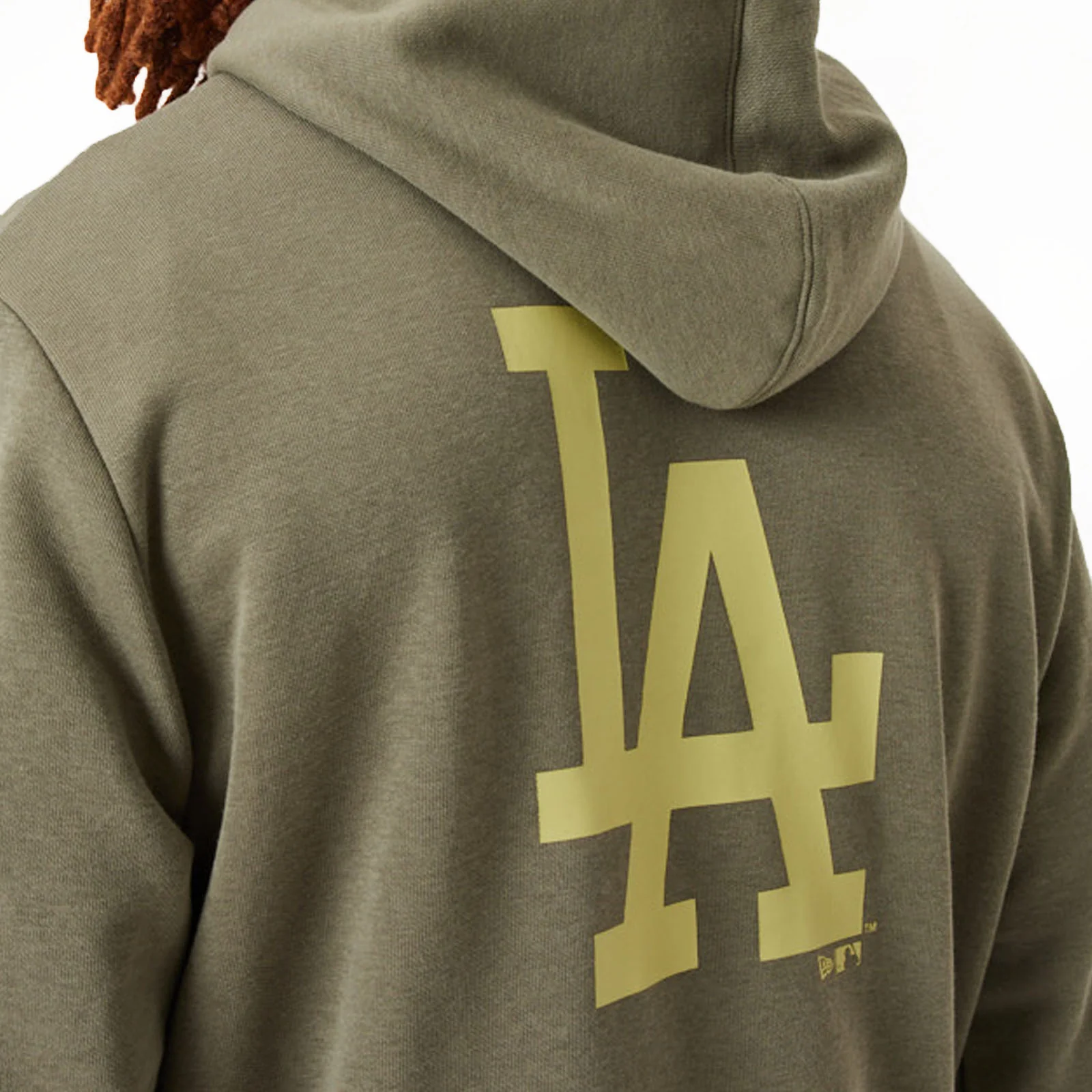 New Era Los Angeles Dodgers League Essentials Pullover Hoodie - Green - Image 3