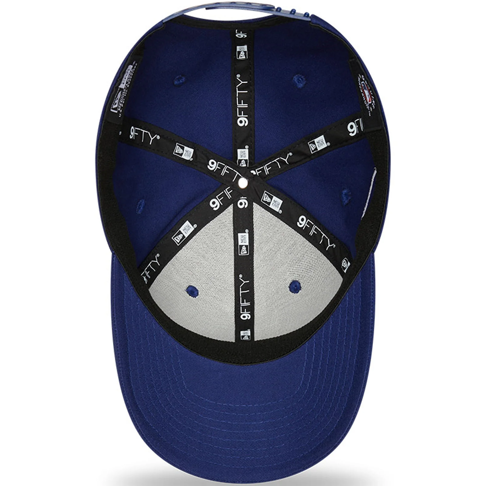 New Era Los Angeles Dodgers MLB 9FIFTY Stretch-Snap Baseball Cap - Navy - Image 5