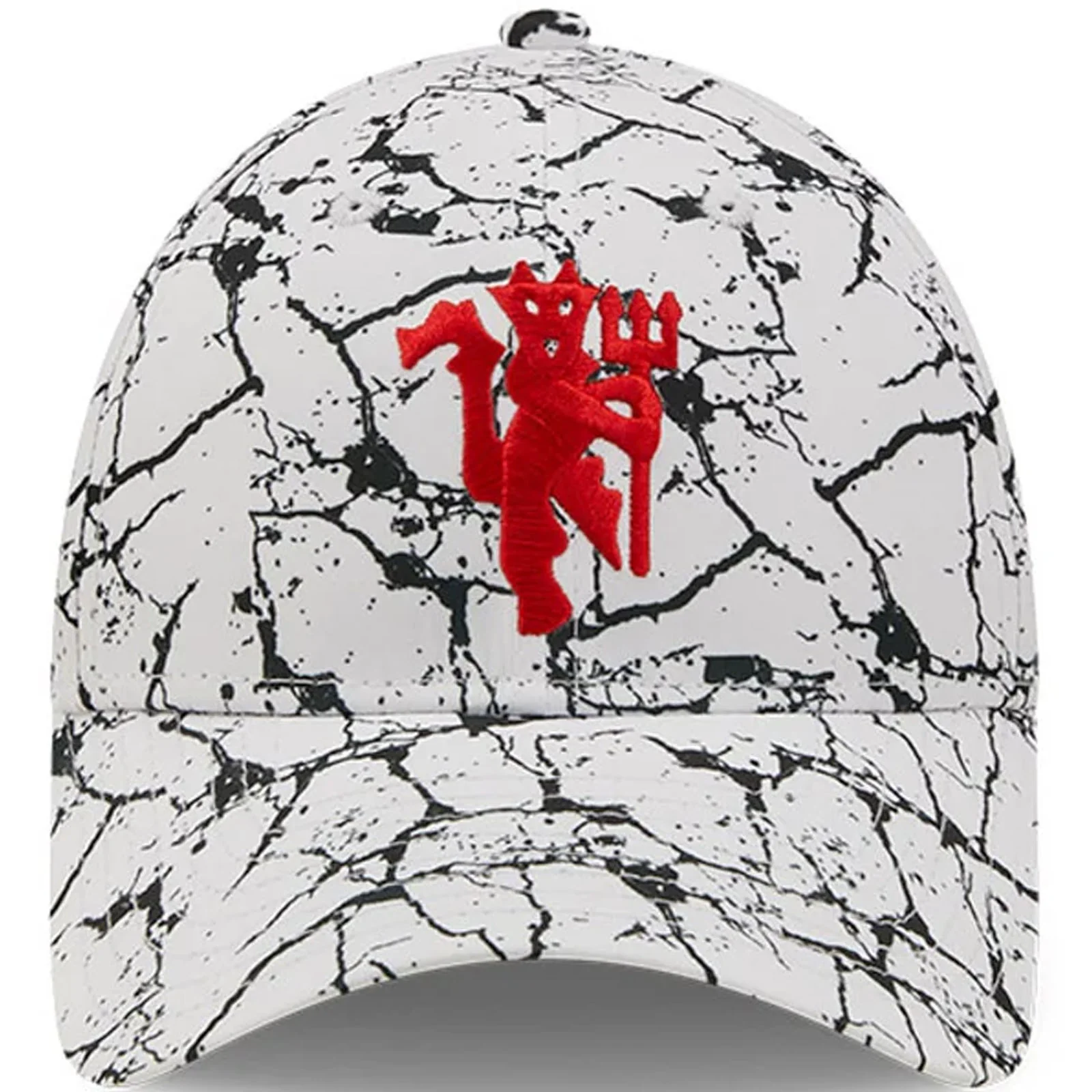 New Era Manchester United Football 9FORTY Marbled Baseball Cap White - Image 4