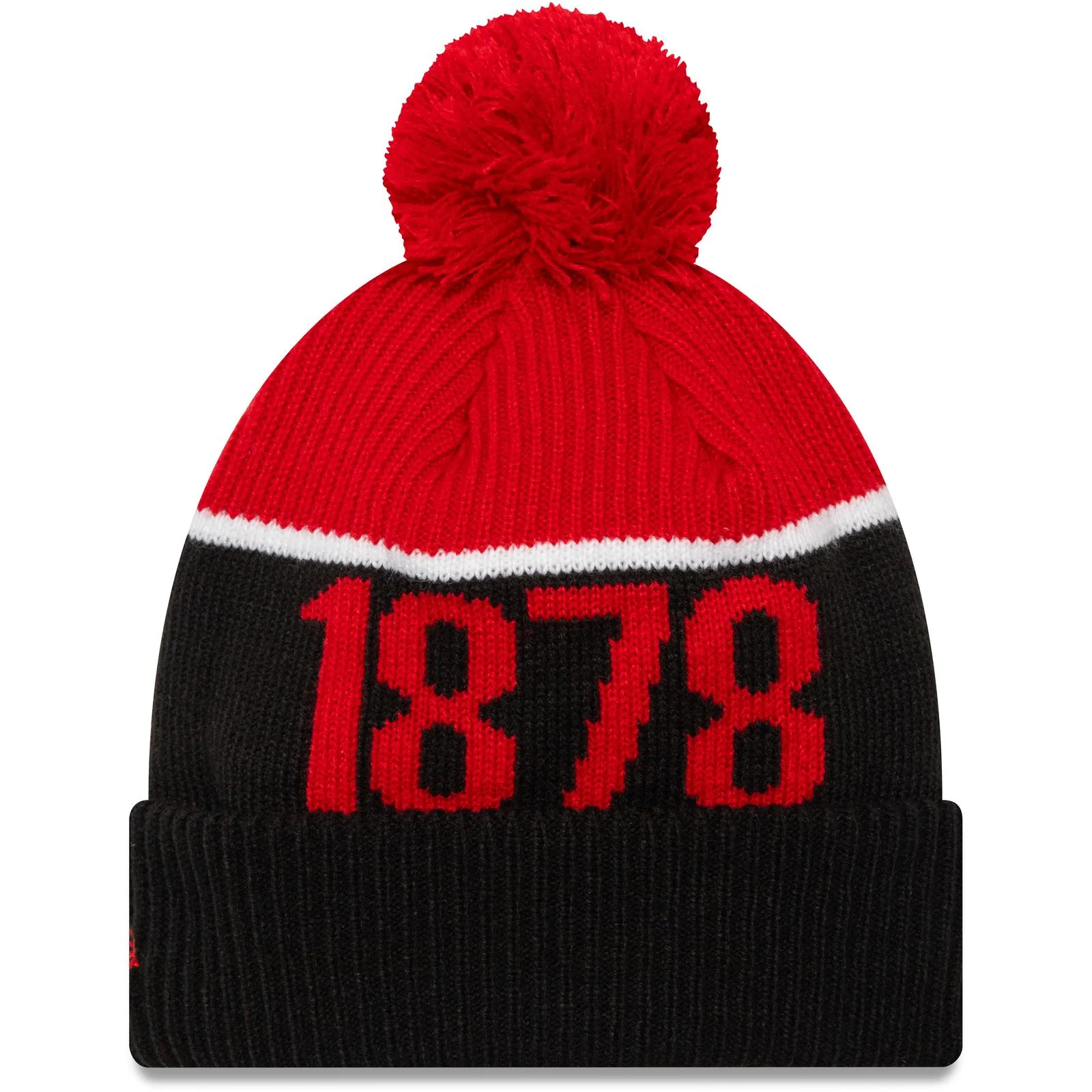 New Era Men Knits Manchester United Bobble Hat - Black - Image 2