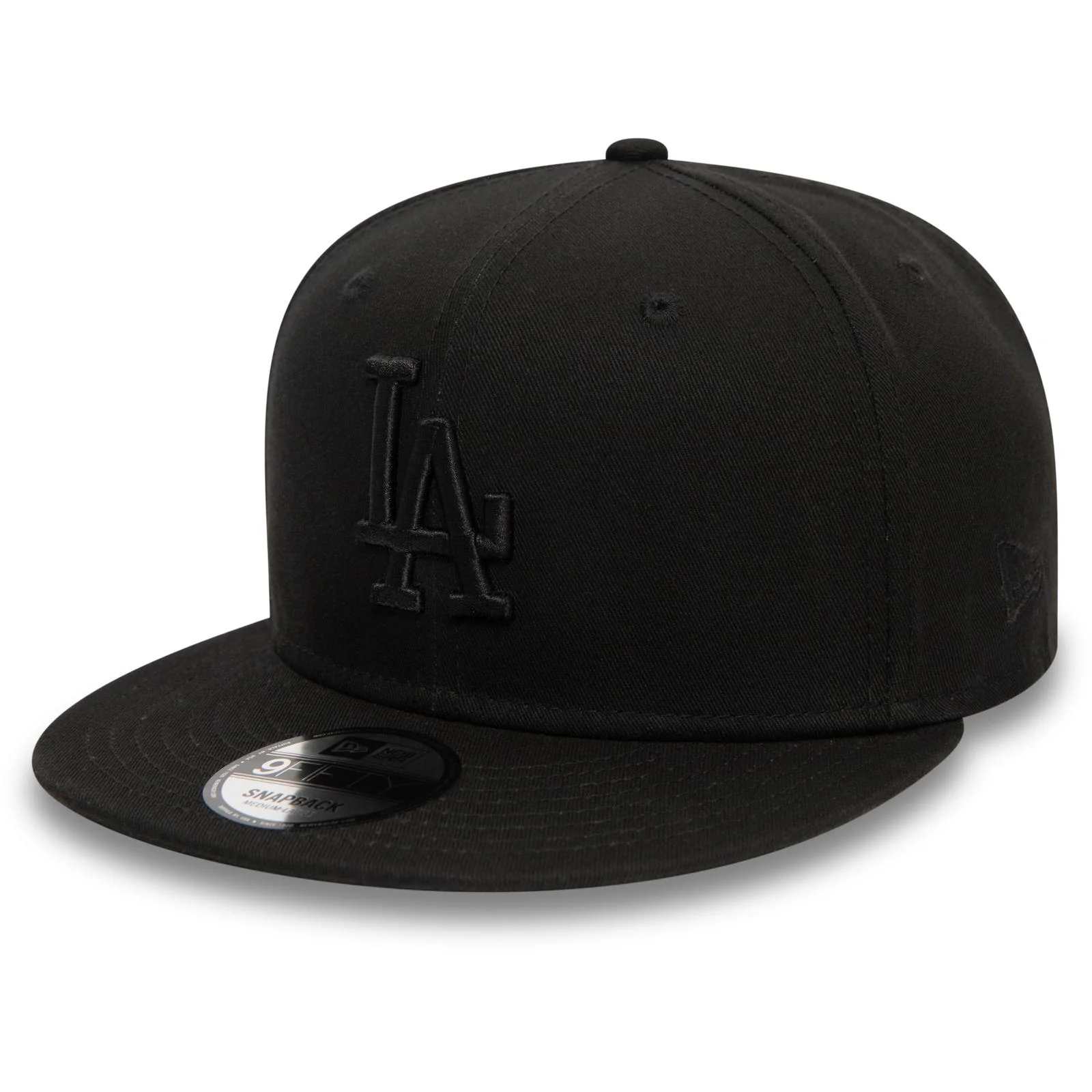 New Era Mens 9FIFTY LA Dodgers Snapback Cap - Black - Image 6