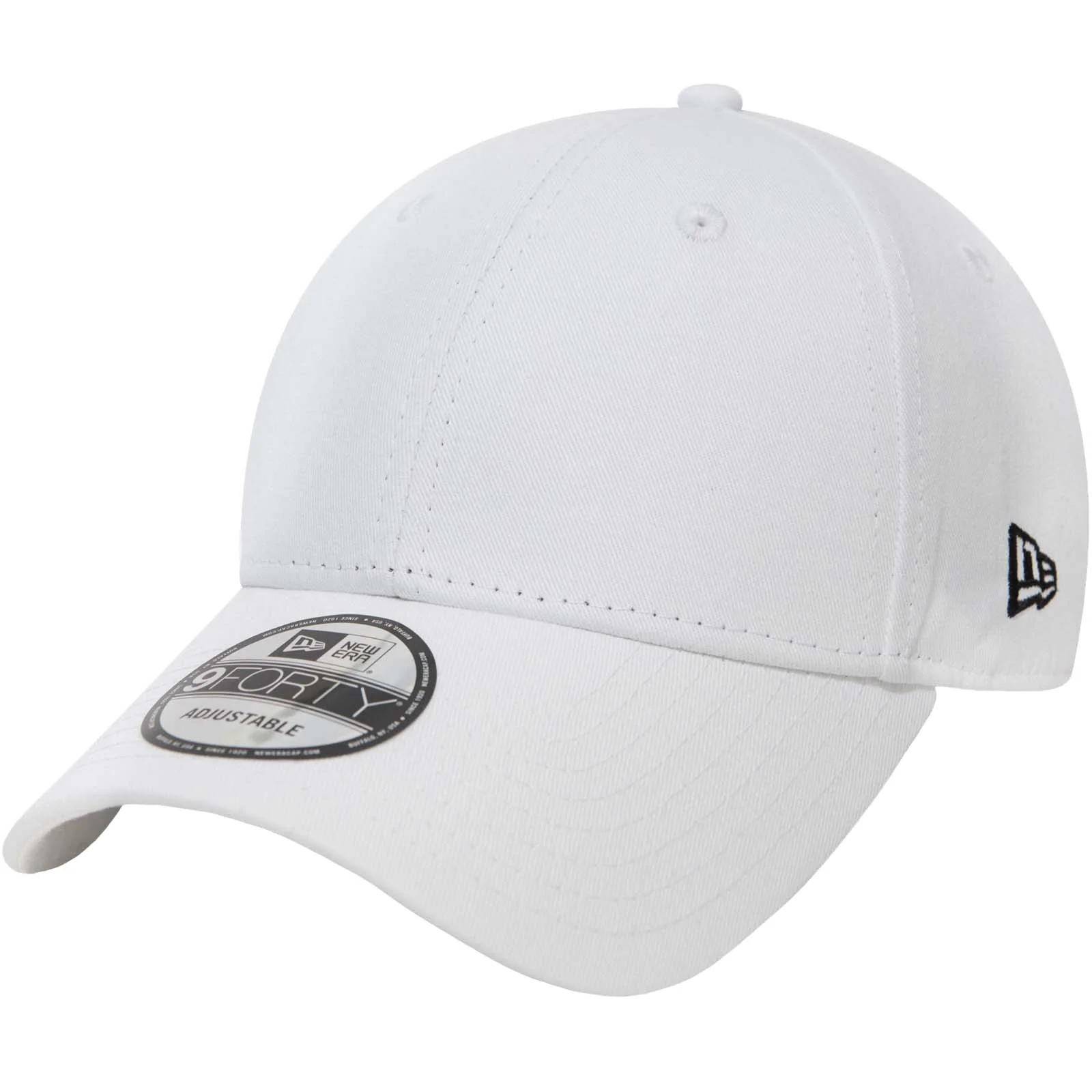 New Era Mens 9FORTY Flag Baseball Cap - White