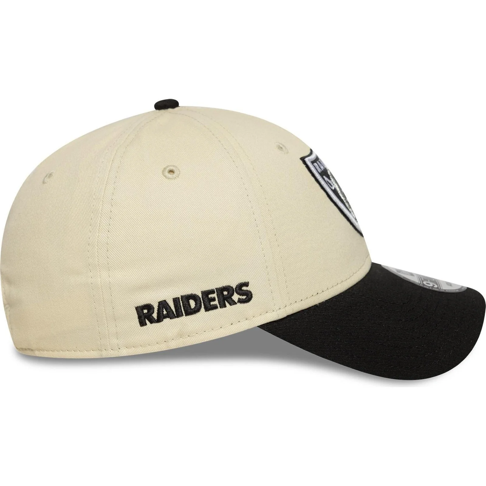 New Era Mens 9FORTY Las Vegas Raiders Baseball Cap - Light Cream - One Size - Image 3